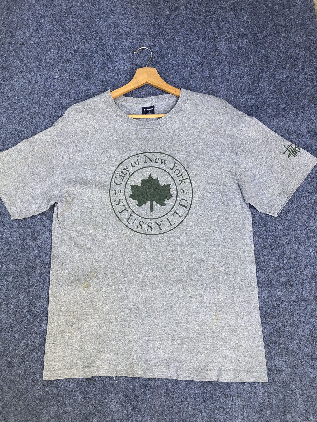 Stussy Rare🔥Vtg 90s Stussy City Of New York T Shirt Size US L / EU 52-54 / 3 - 8 Thumbnail