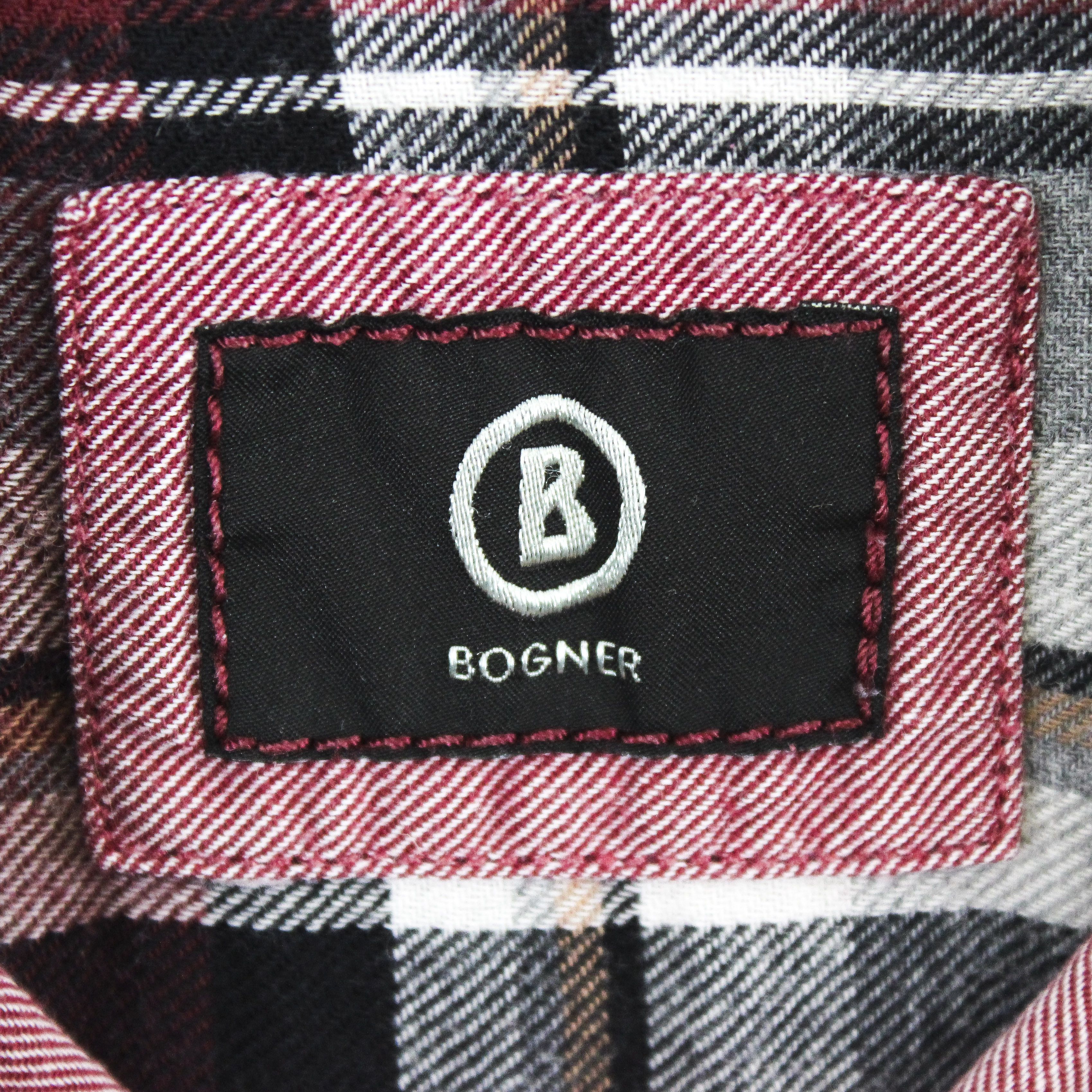 Bogner 17" Size 43 Shirt Check Plaid Tartan Button Up Long Sleeve Size US XL / EU 56 / 4 - 2 Thumbnail