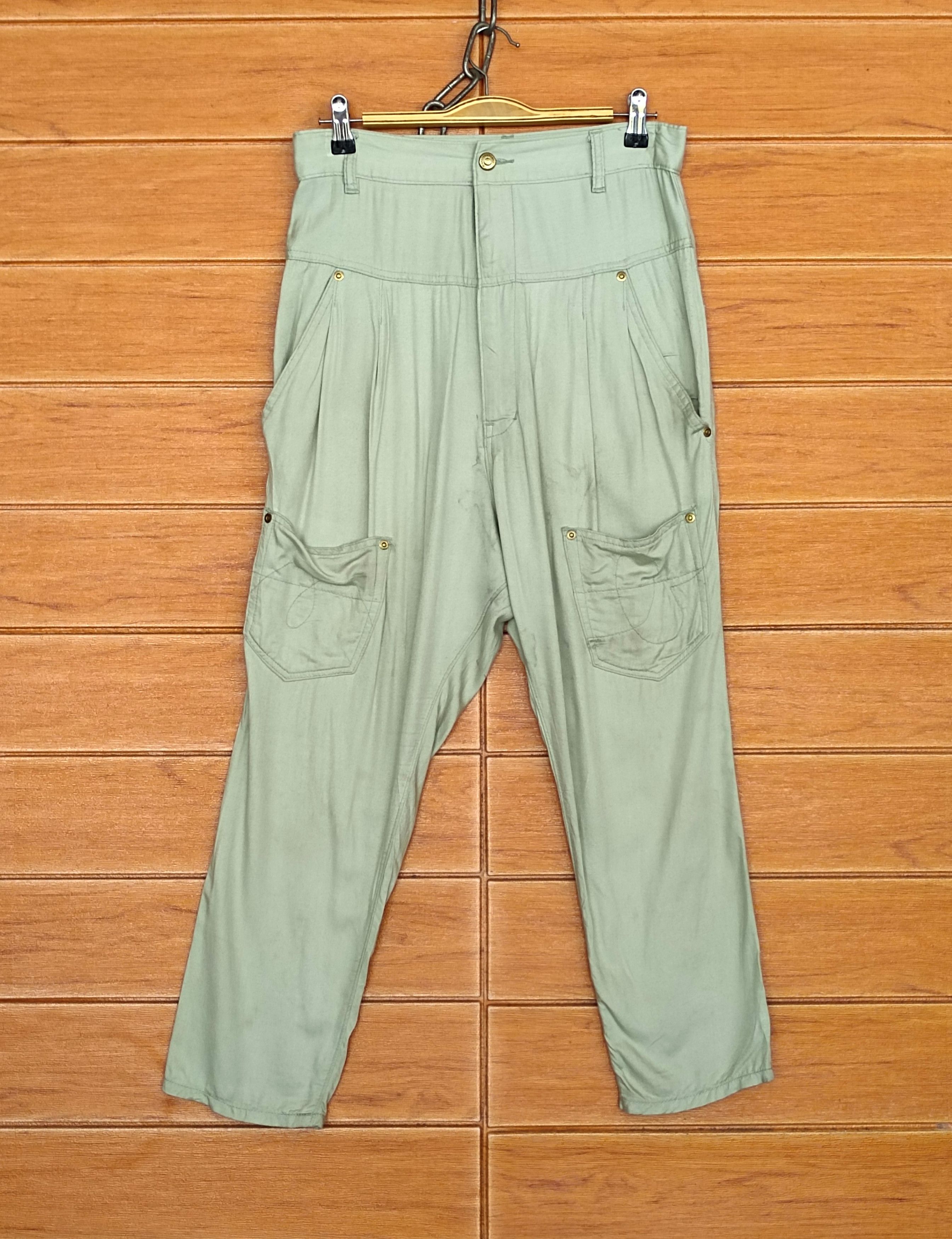 🇯🇵 Mercibeaucoup Drop Crotch Rayon Balloon Pant