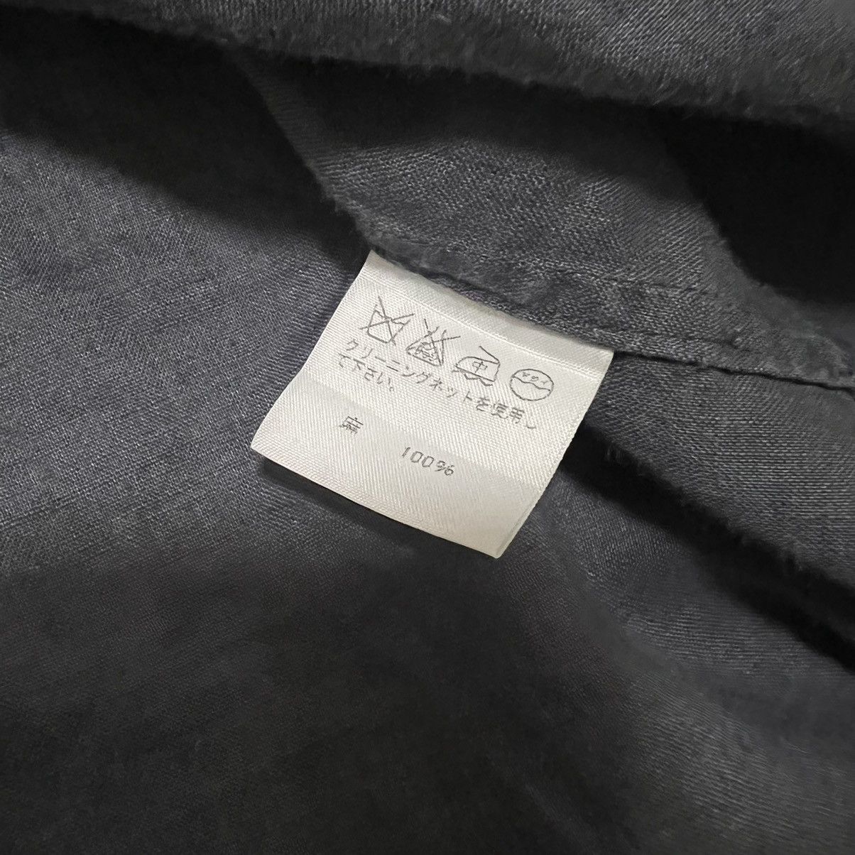 Issey Miyake Issey Miyake Men Mandarin Collar Linen Button ups Shirt Size US XL / EU 56 / 4 - 3 Thumbnail