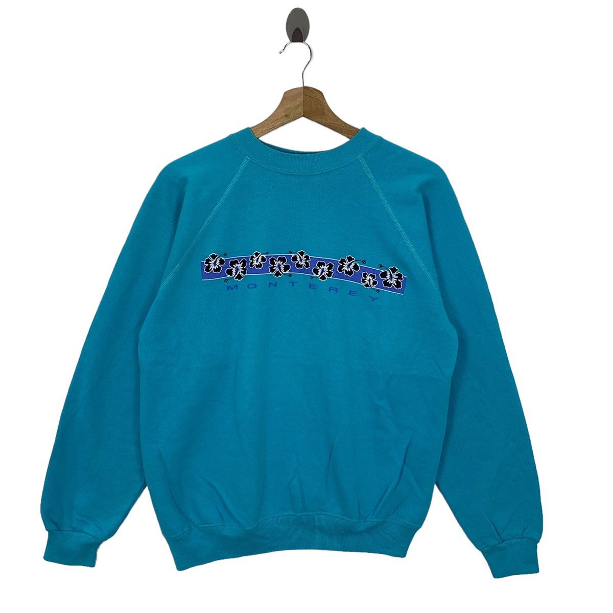 Vintage Monterey Beach Crewneck Pullover Sweater