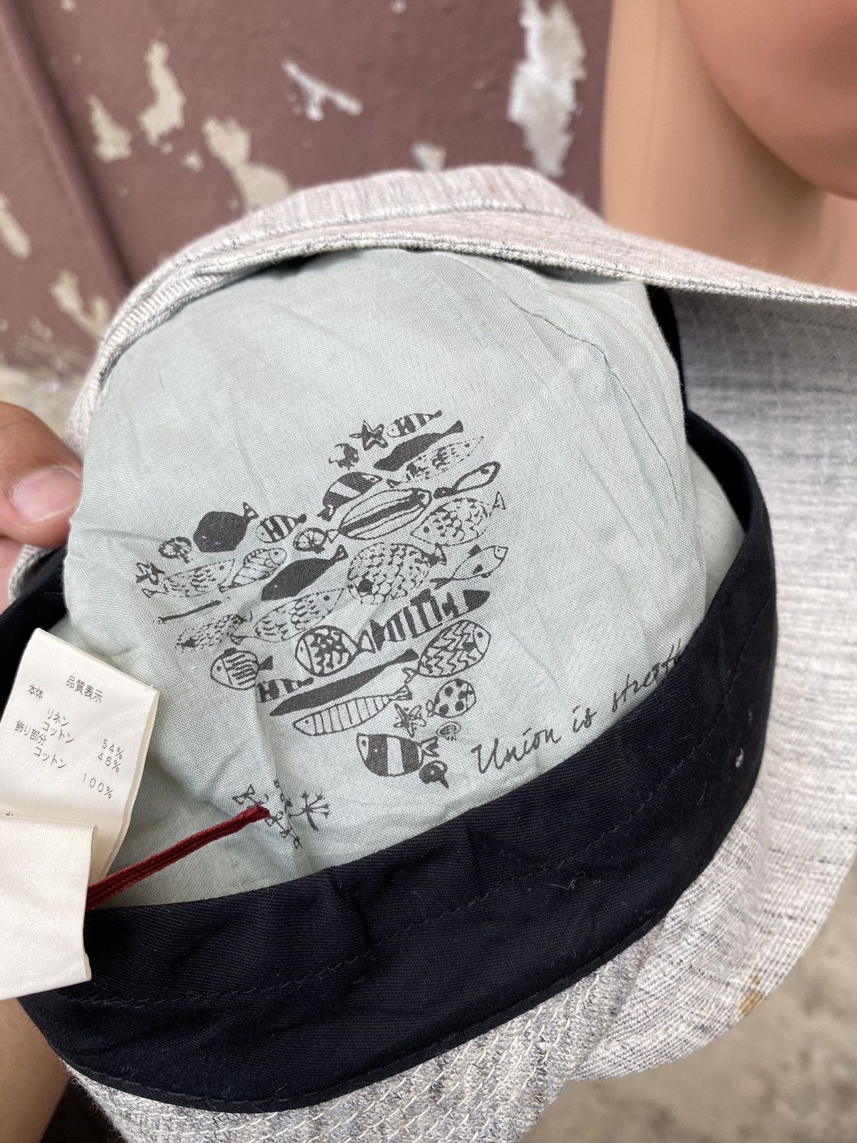 Designer Piece De Lucile Newsboys Linen Blend Hat Size ONE SIZE - 6 Thumbnail