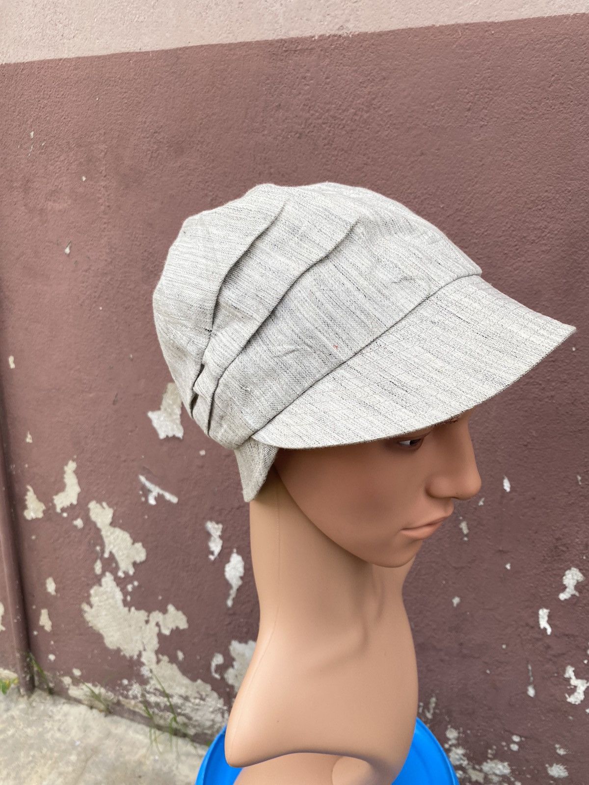 Designer Piece De Lucile Newsboys Linen Blend Hat Size ONE SIZE - 3 Thumbnail
