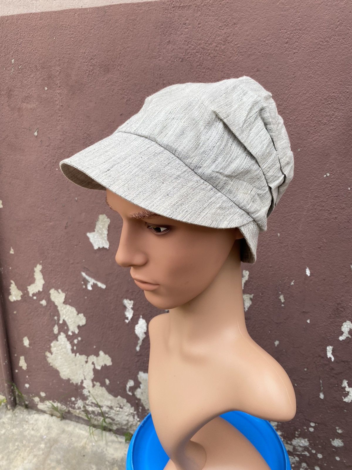 Designer Piece De Lucile Newsboys Linen Blend Hat Size ONE SIZE - 2 Thumbnail