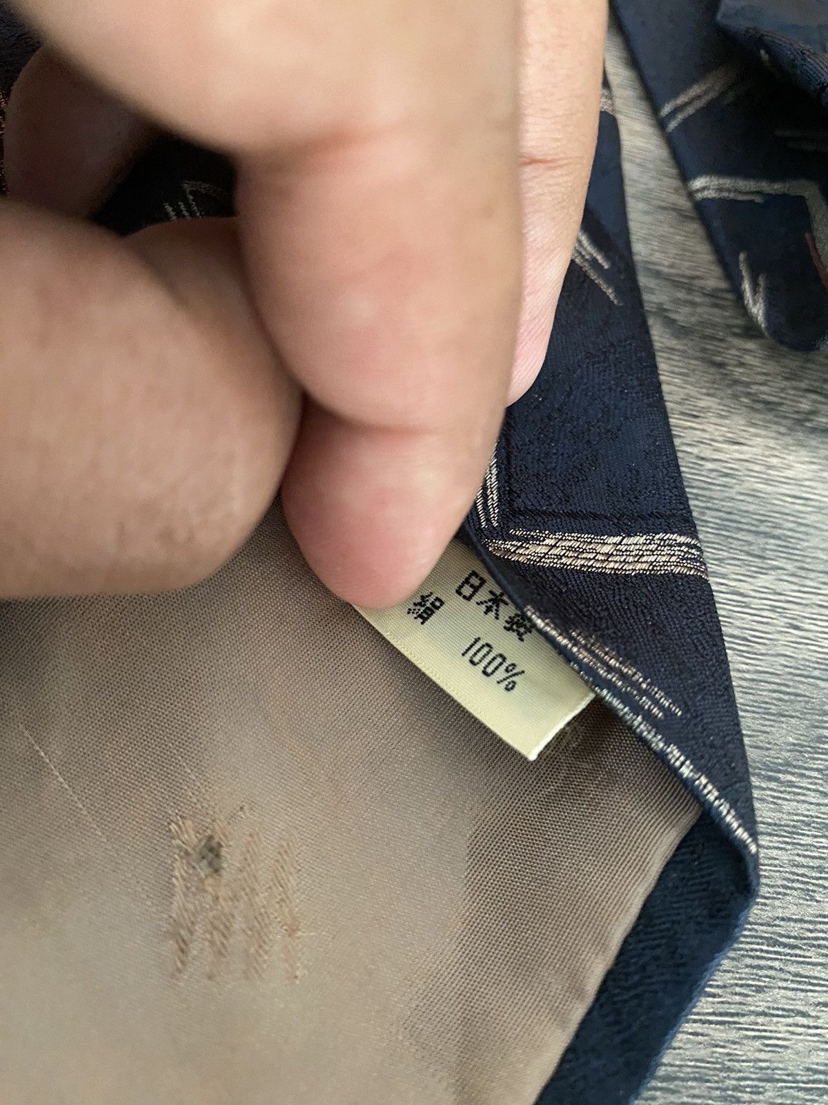Issey Miyake × Japanese Brand × Vintage VTG ISSEY MIYAKE 100% SILK NECKTIE Size ONE SIZE - 4 Thumbnail