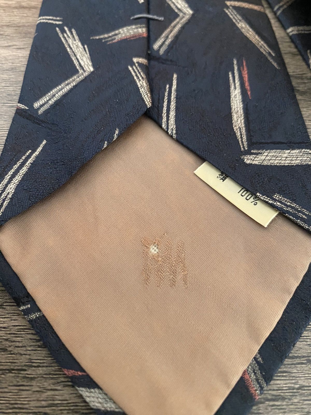 Issey Miyake × Japanese Brand × Vintage VTG ISSEY MIYAKE 100% SILK NECKTIE Size ONE SIZE - 6 Thumbnail