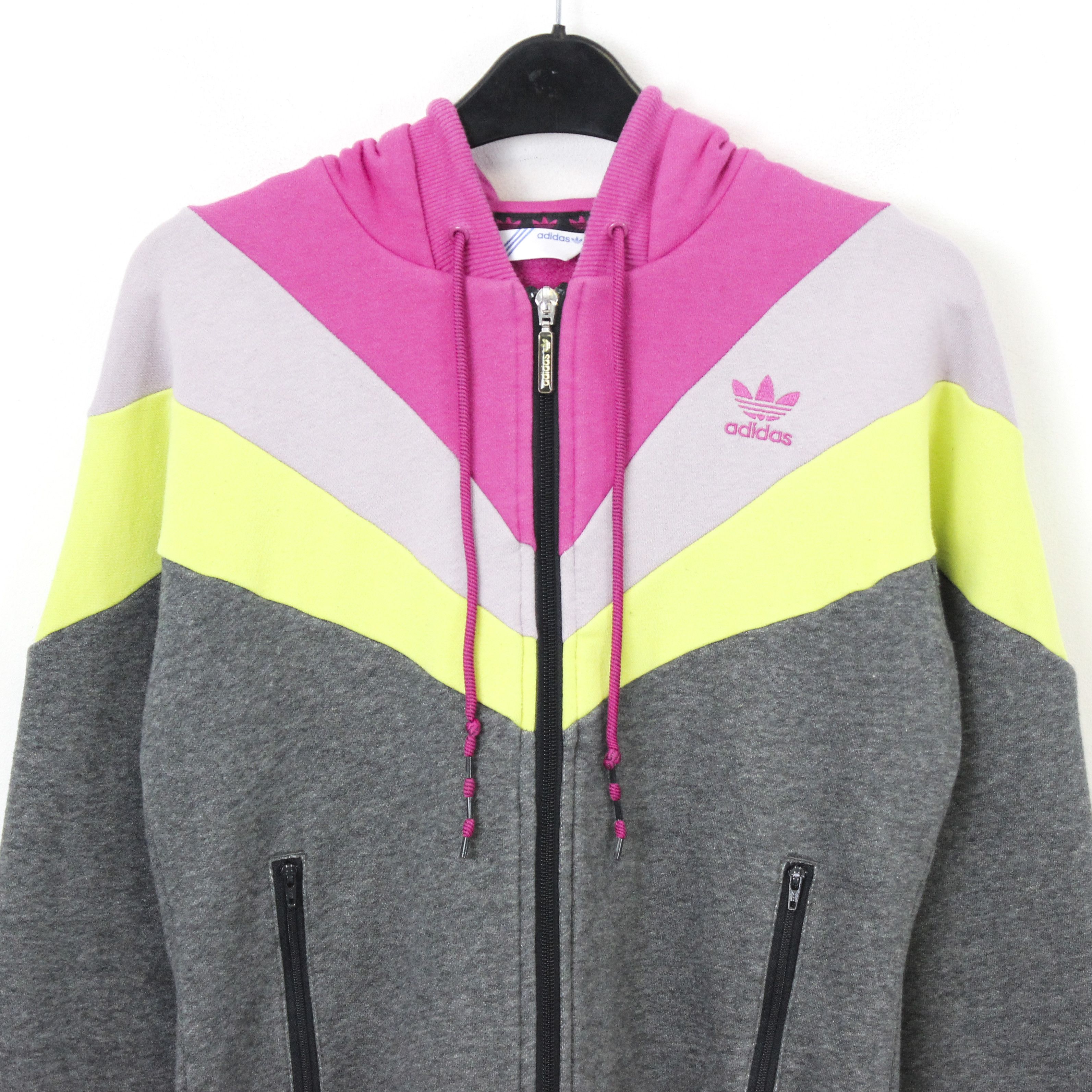 Adidas Women M Jumper Sweatshirt Jacket EU 38 Hoodie Multi UK 10 Size M / US 6-8 / IT 42-44 - 2 Thumbnail
