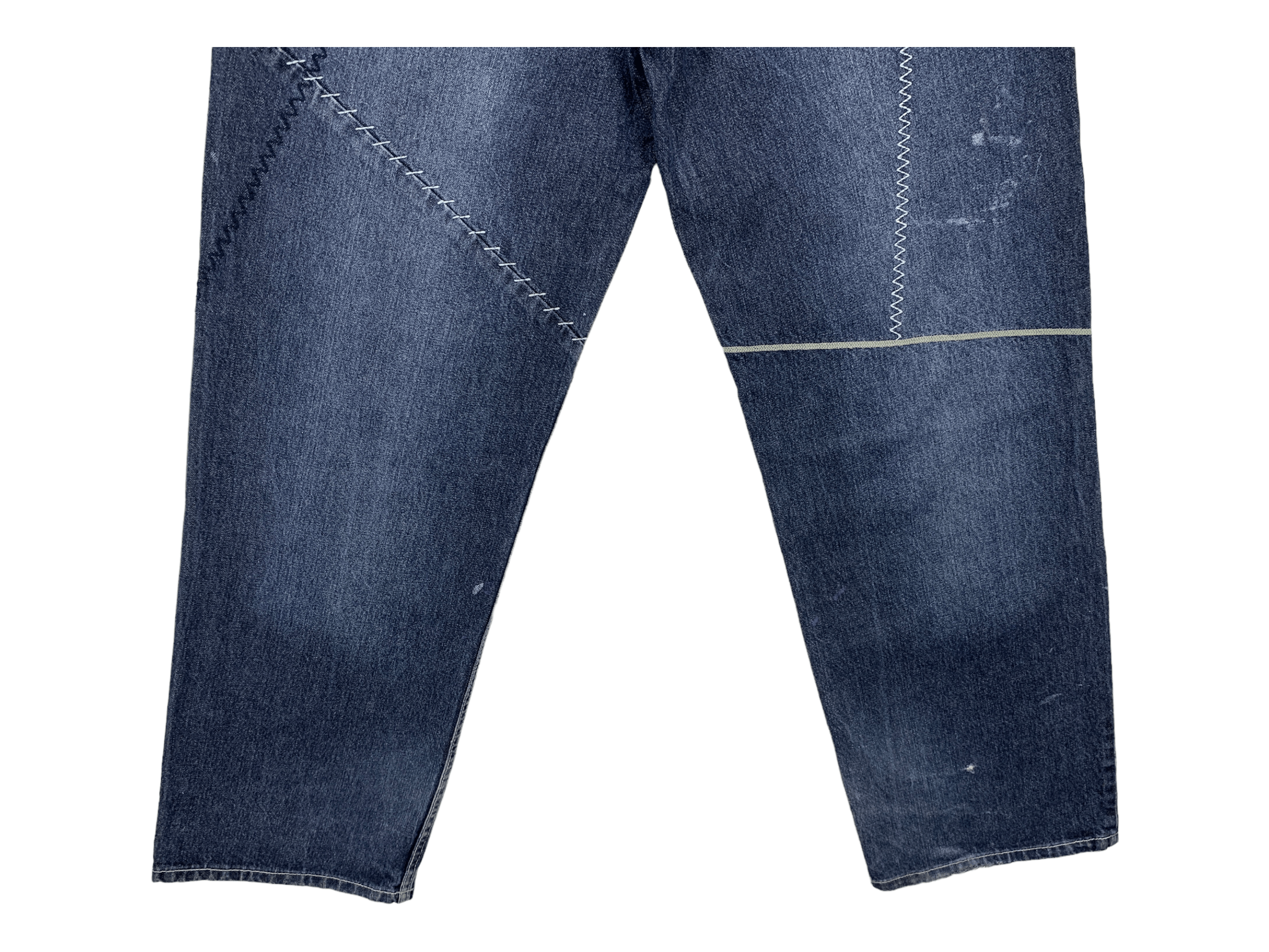Phat Farm Phat Farm Baggy Patchwork Jeans Hip Hop Skateboards Jeans Size US 32 / EU 48 - 8 Thumbnail