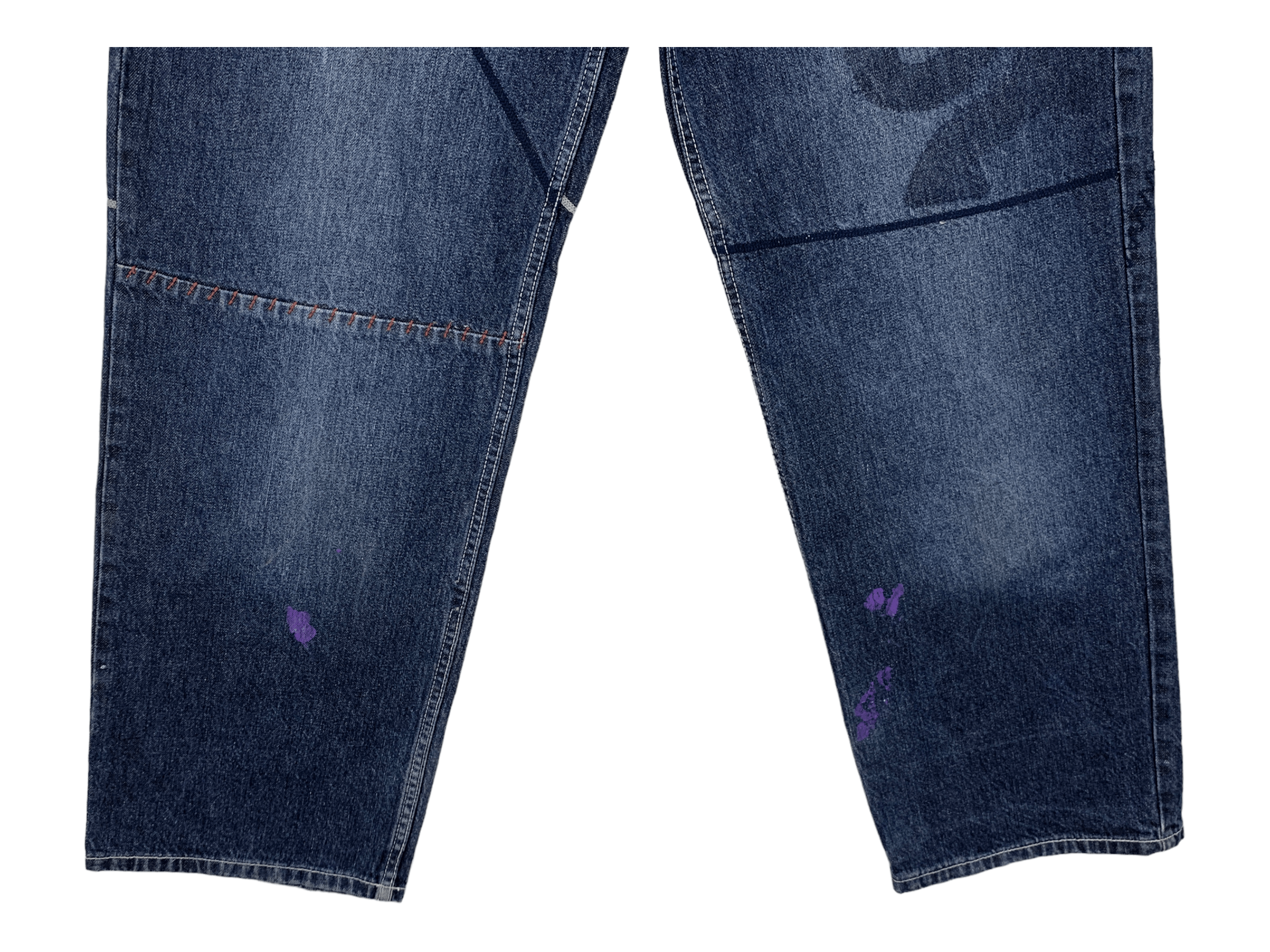 Phat Farm Phat Farm Baggy Patchwork Jeans Hip Hop Skateboards Jeans Size US 32 / EU 48 - 5 Thumbnail