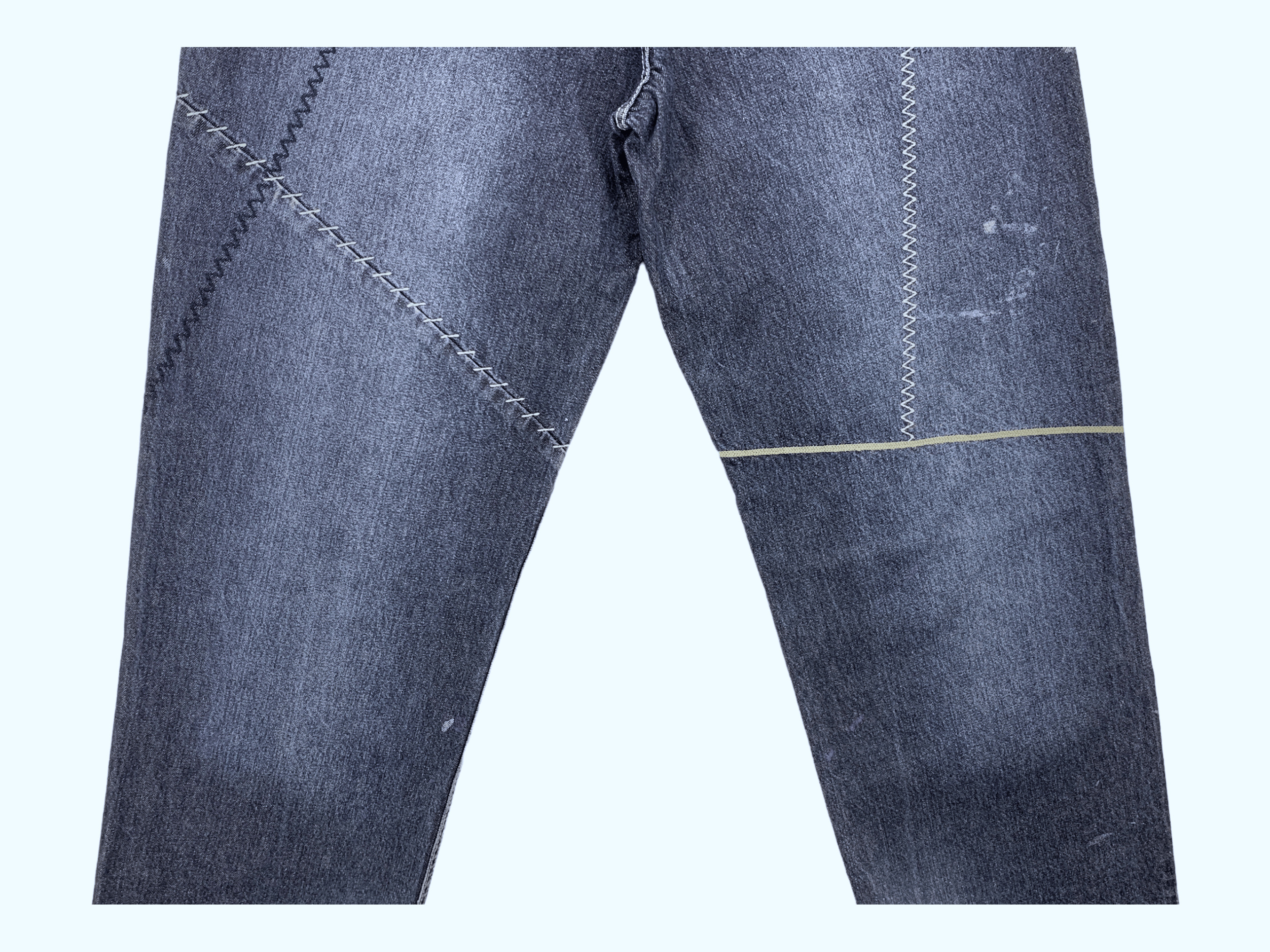 Phat Farm Phat Farm Baggy Patchwork Jeans Hip Hop Skateboards Jeans Size US 32 / EU 48 - 7 Thumbnail
