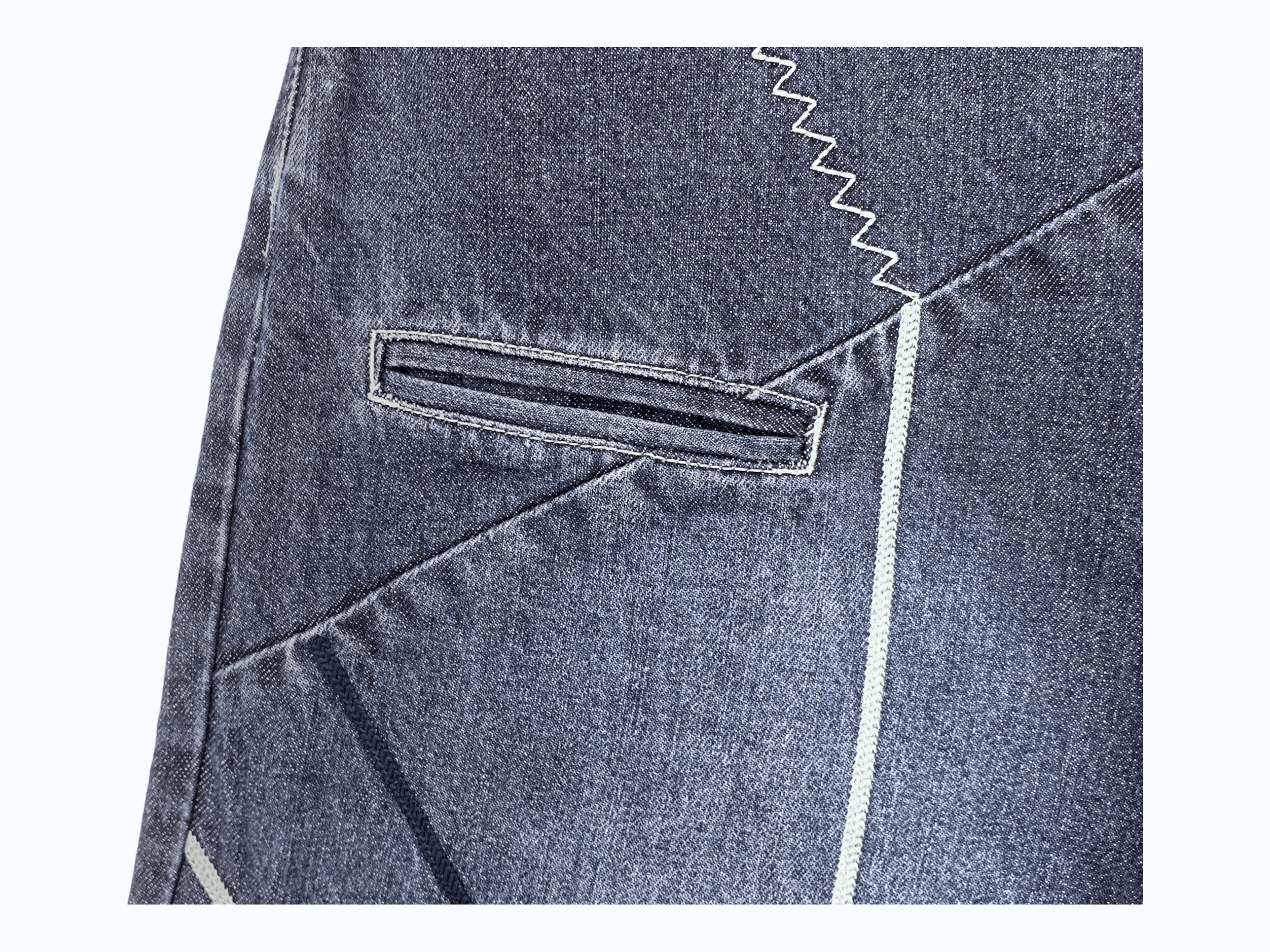 Phat Farm Phat Farm Baggy Patchwork Jeans Hip Hop Skateboards Jeans Size US 32 / EU 48 - 10 Thumbnail