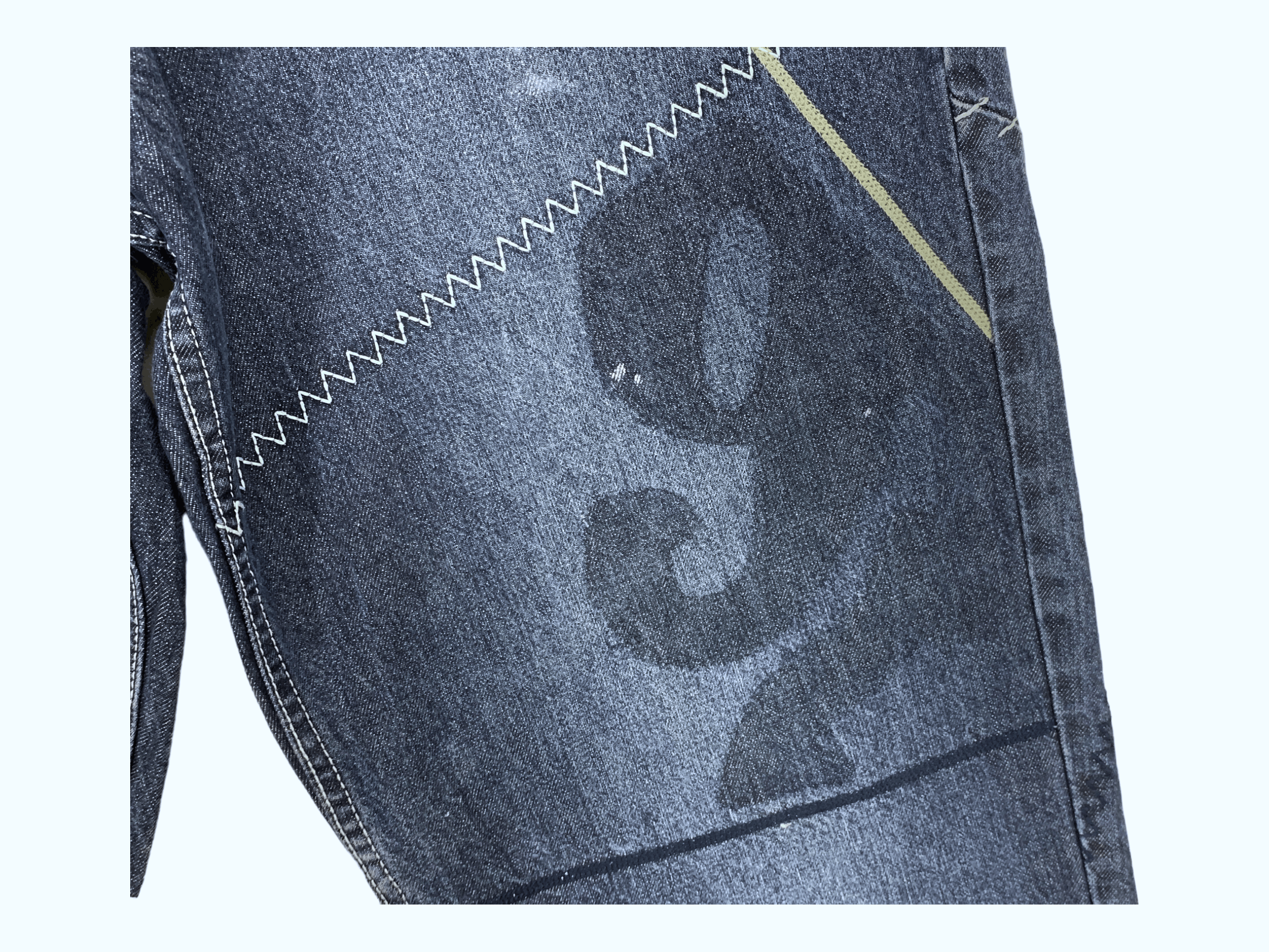 Phat Farm Phat Farm Baggy Patchwork Jeans Hip Hop Skateboards Jeans Size US 32 / EU 48 - 11 Thumbnail