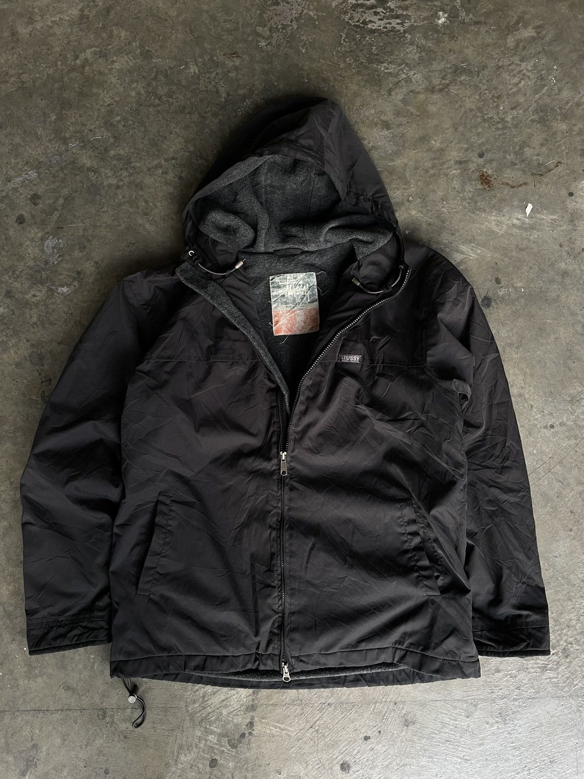 Vintage Vintage Stussy Winter Light jacket hoodie | Grailed