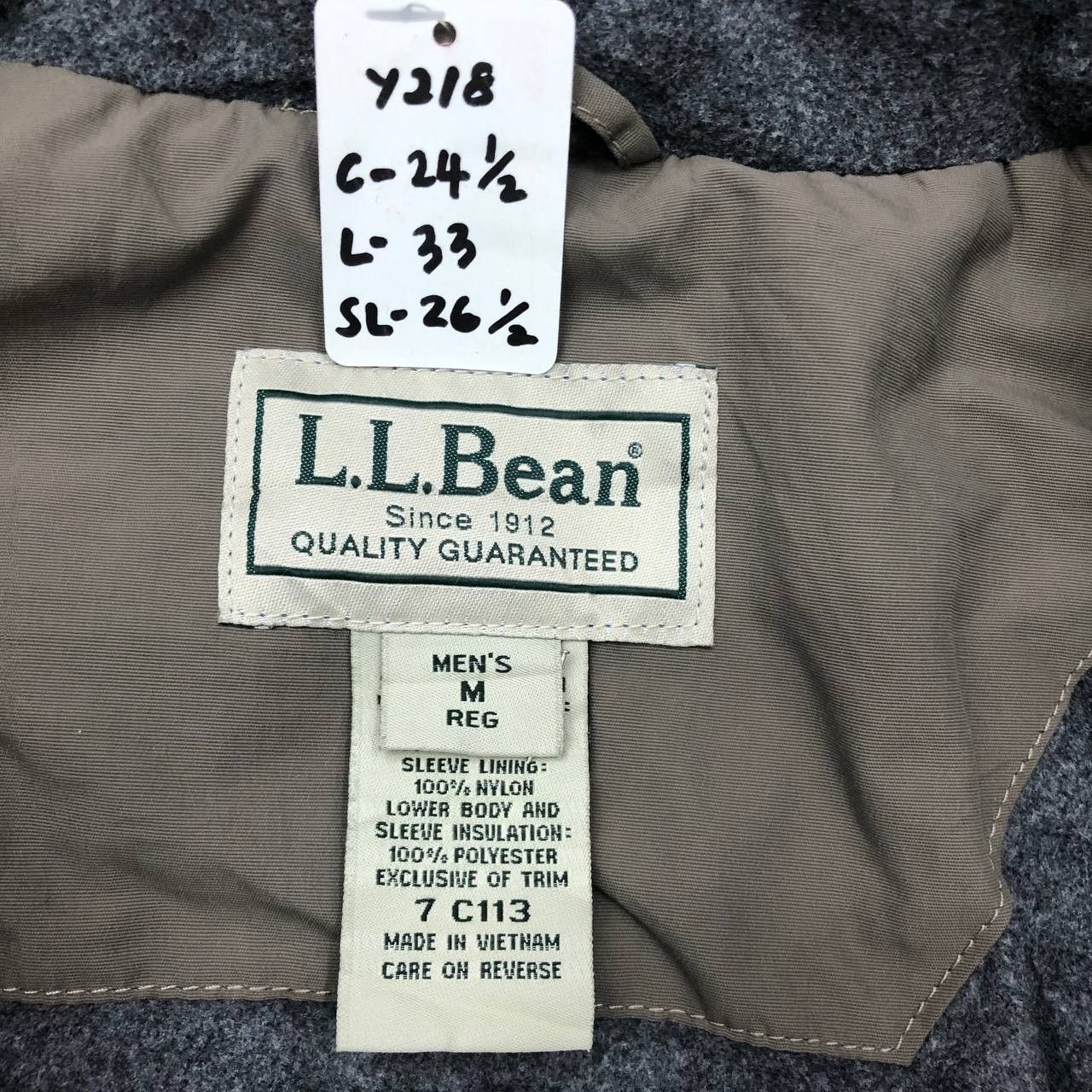 L.L. Bean Y218 L.L.BEAN QUILTED HEAVY COAT JACKET Size US M / EU 48-50 / 2 - 15 Thumbnail