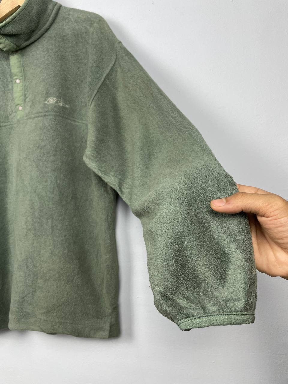 Vintage L.L Bean Outdoor Fleece Half Snap Button Jacket