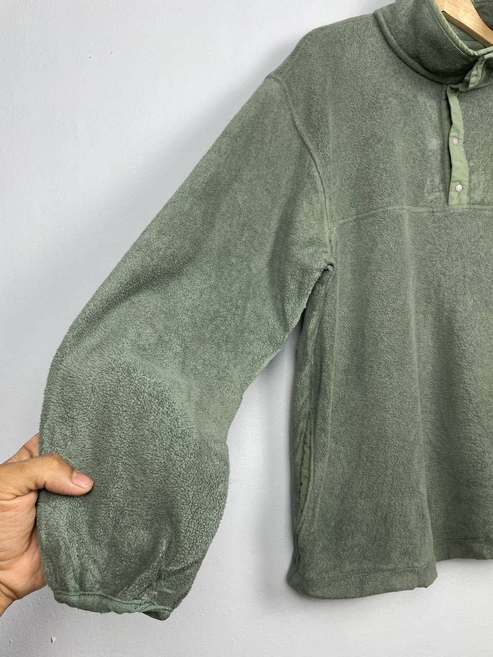 Vintage L.L Bean Outdoor Fleece Half Snap Button Jacket