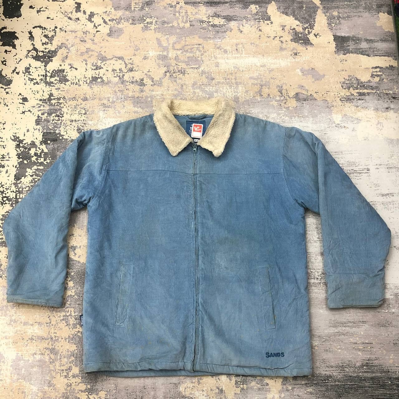 Vintage Y217 VTG GOOD BOARD ON SANDS HAWAII CORDUROY SHERPA JACKET Size US M / EU 48-50 / 2 - 1 Thumbnail