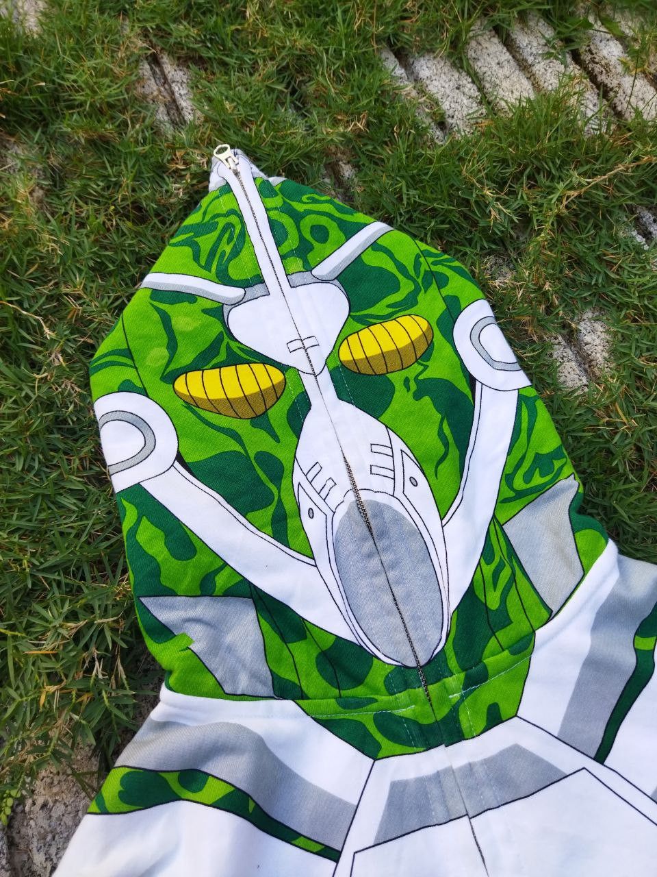 Anime Vintage Jojo's Bizarre Hierophant Green Full Zip Hoodie Size US S / EU 44-46 / 1 - 5 Thumbnail