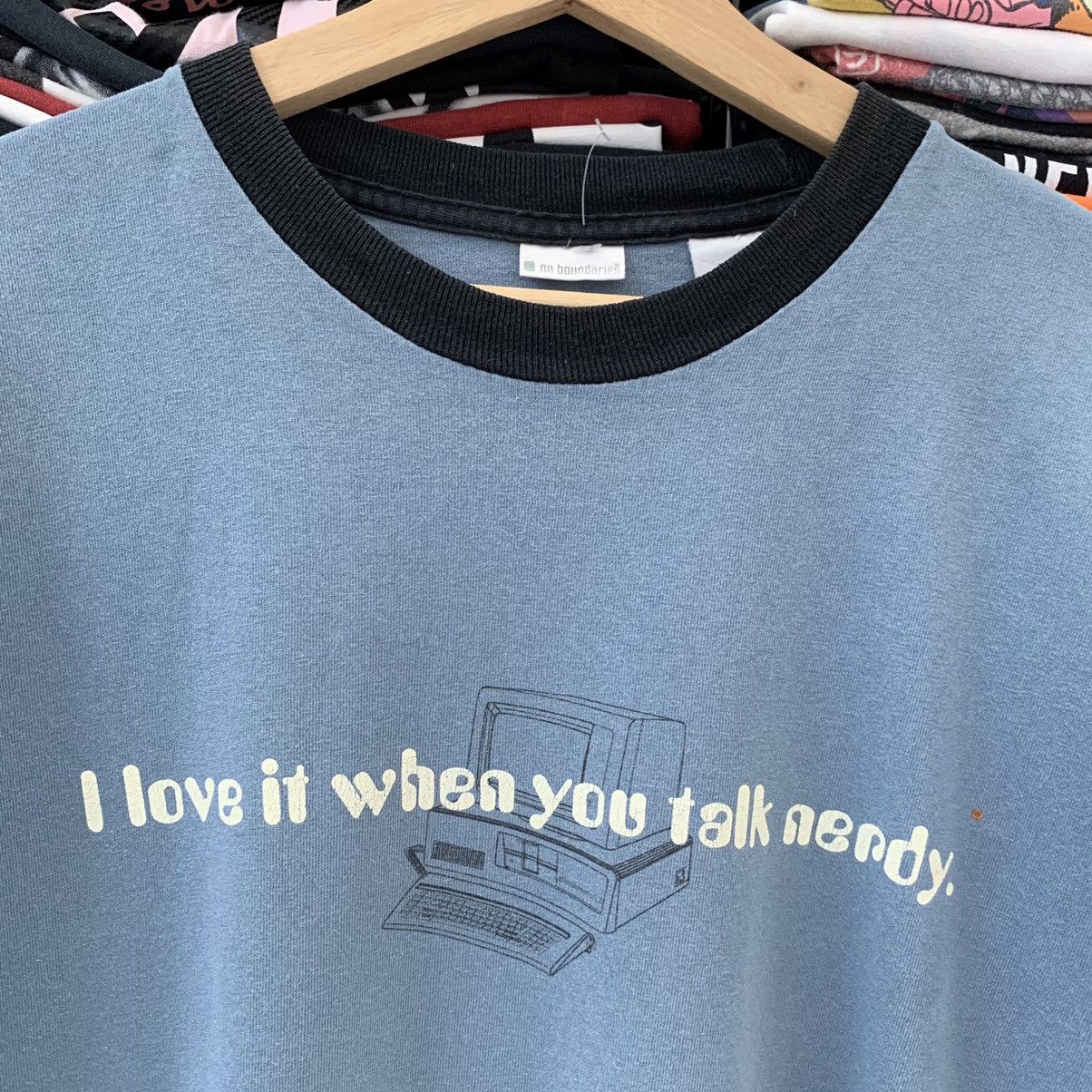 Vintage VINTAGE QUOTE TEE Size US L / EU 52-54 / 3 - 2 Thumbnail