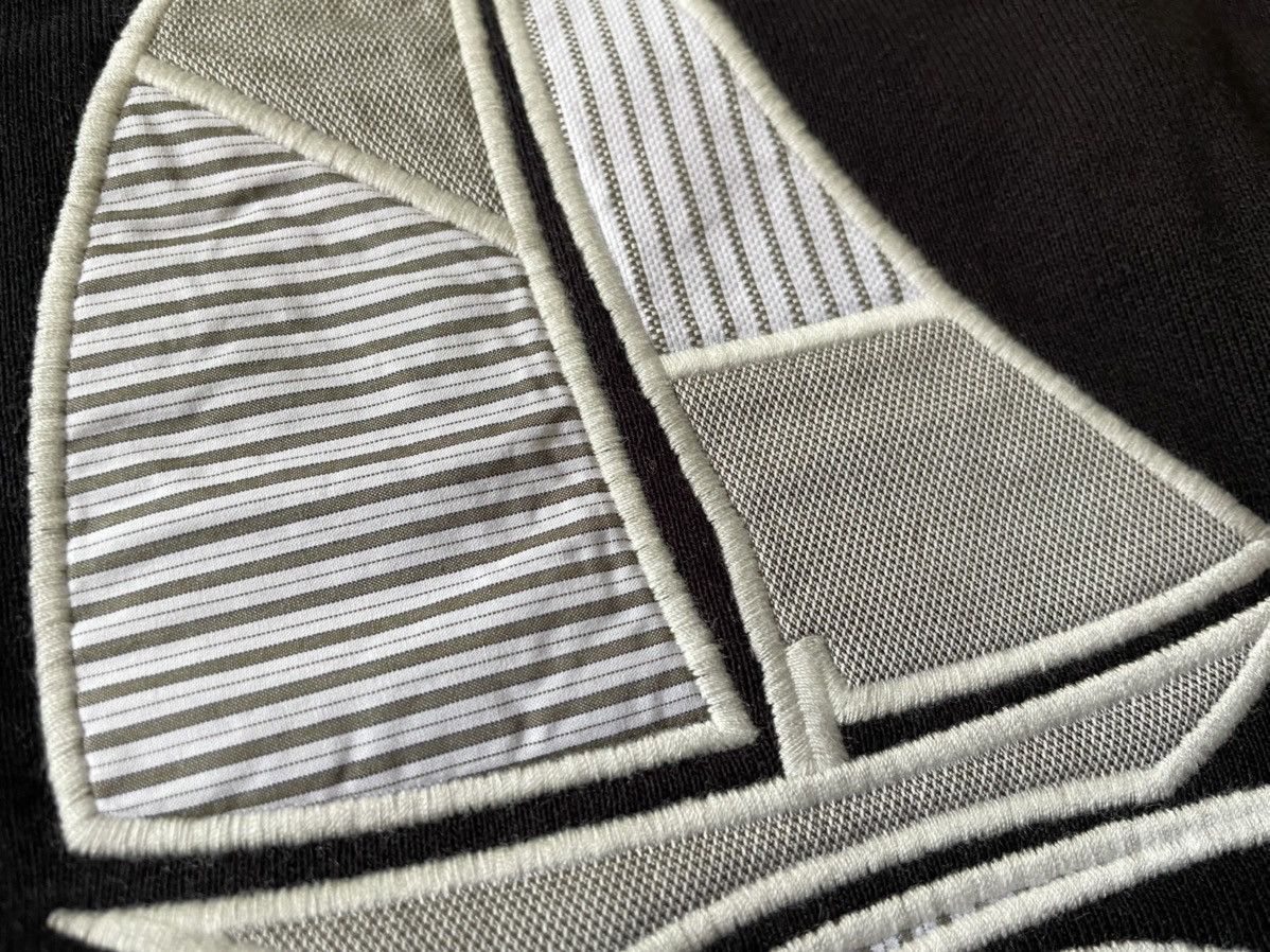 JW Anderson × Uniqlo XL Extra Large Boat Crewneck Long Sleeve Black Striped Size US XL / EU 56 / 4 - 13 Thumbnail