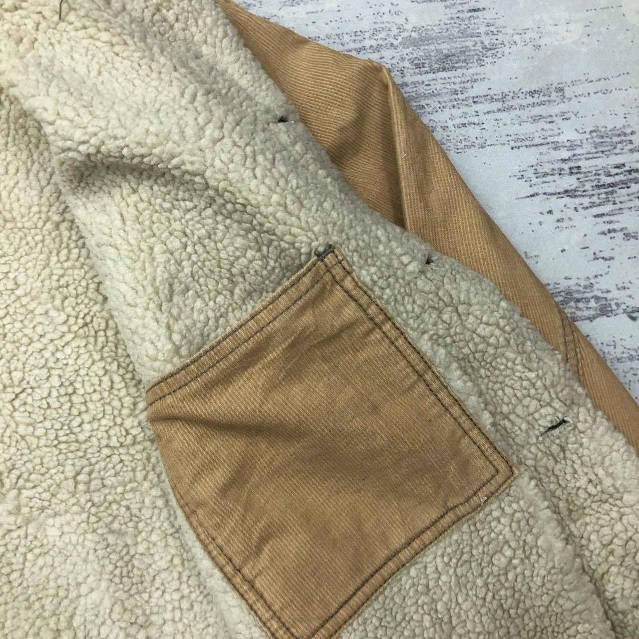 Levi's Y214 LEVI'S TRUCKER CORDUROY FLEECE JACKET Size US M / EU 48-50 / 2 - 6 Thumbnail