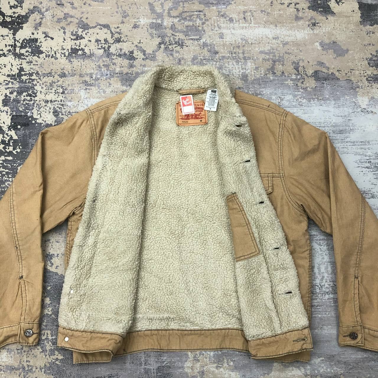 Levi's Y214 LEVI'S TRUCKER CORDUROY FLEECE JACKET Size US M / EU 48-50 / 2 - 5 Thumbnail