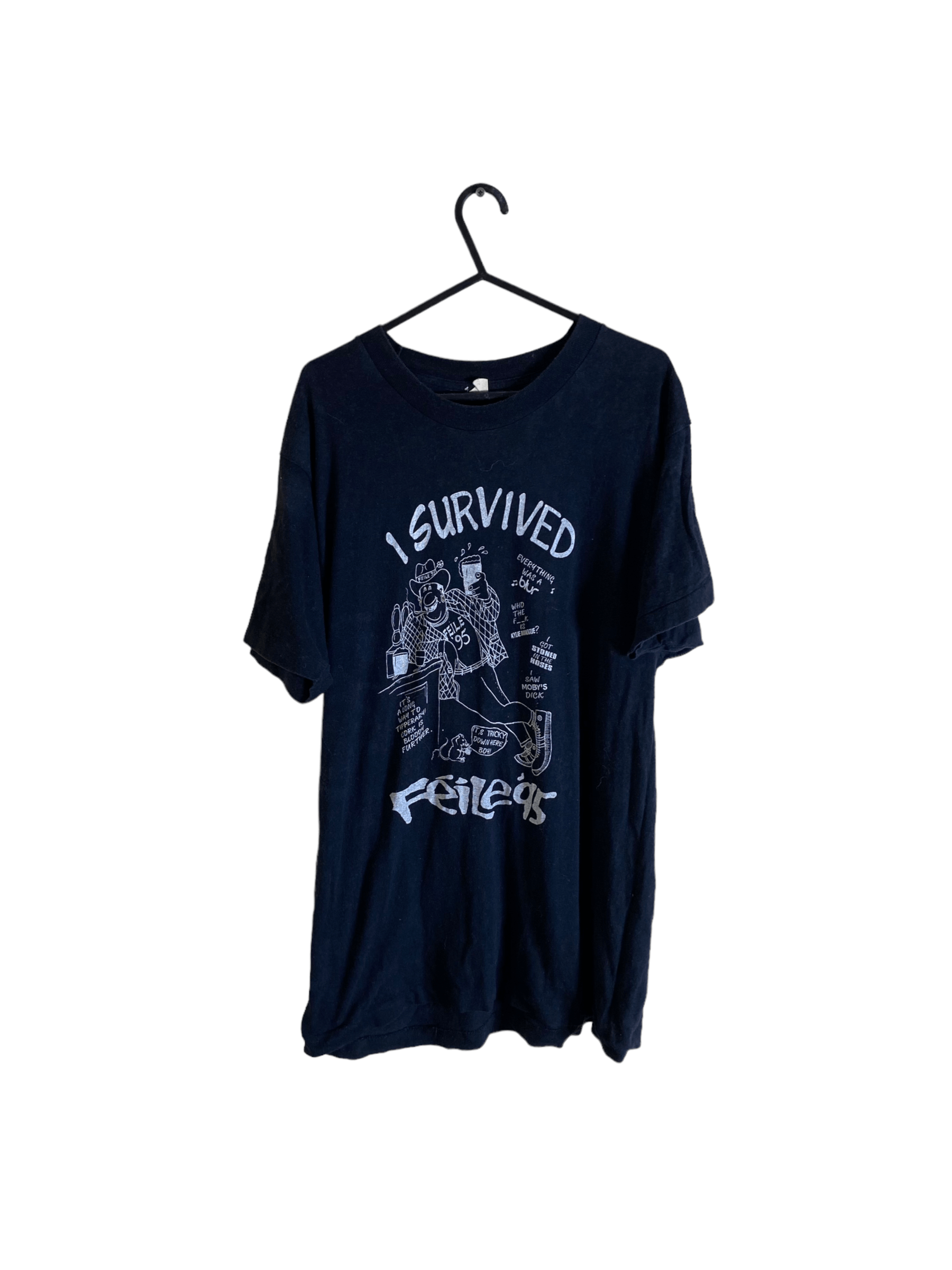 Band Tees × Vintage I Survived Feile 95' tour tee, size M, prodigy, blur, 90s Size US M / EU 48-50 / 2 - 1 Thumbnail
