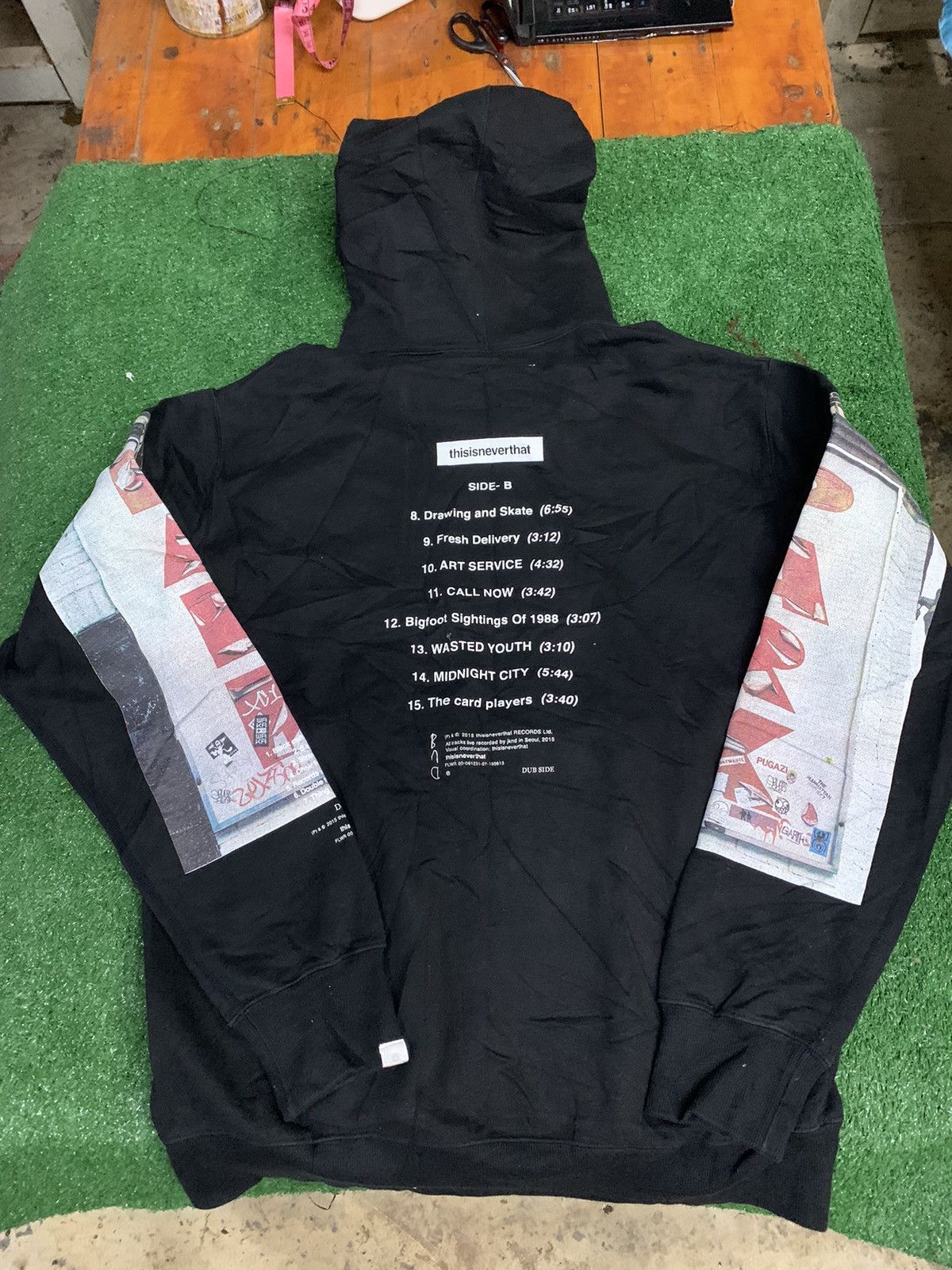 Japanese Brand × thisisneverthat Thisisneverthat Pugazi Records Doubed Side Park Hoodies Size US L / EU 52-54 / 3 - 10 Thumbnail