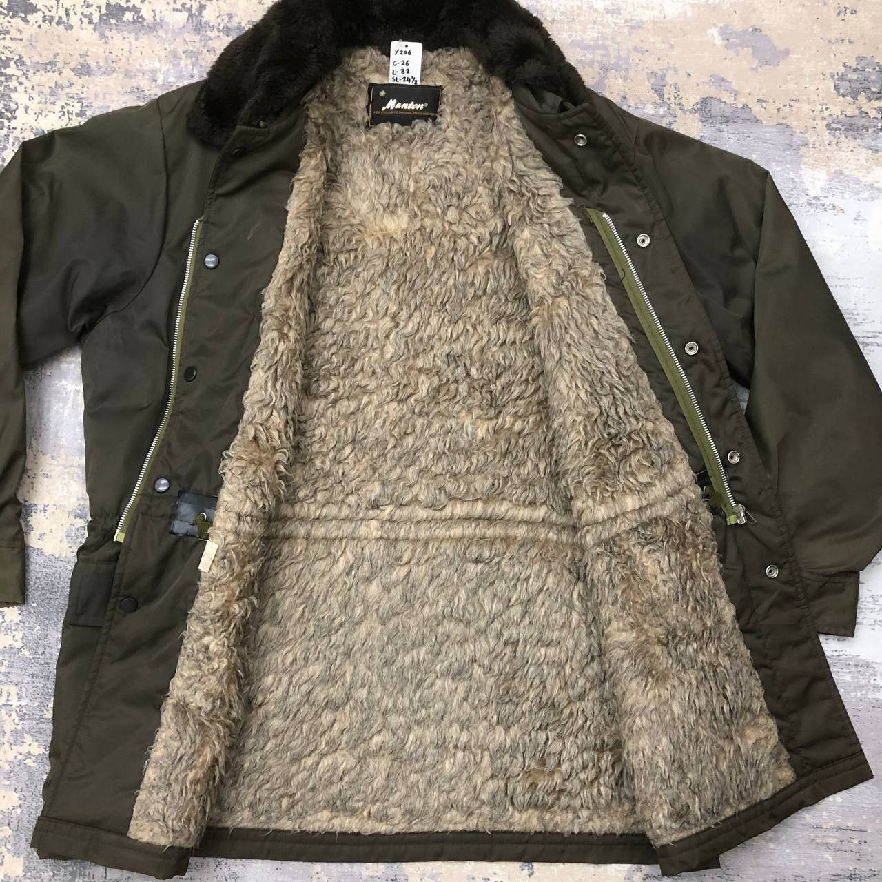 Japanese Brand × Vintage Y206 VTG JAPAN MANTEN SHERPA CHORE JACKET Size US XL / EU 56 / 4 - 4 Thumbnail