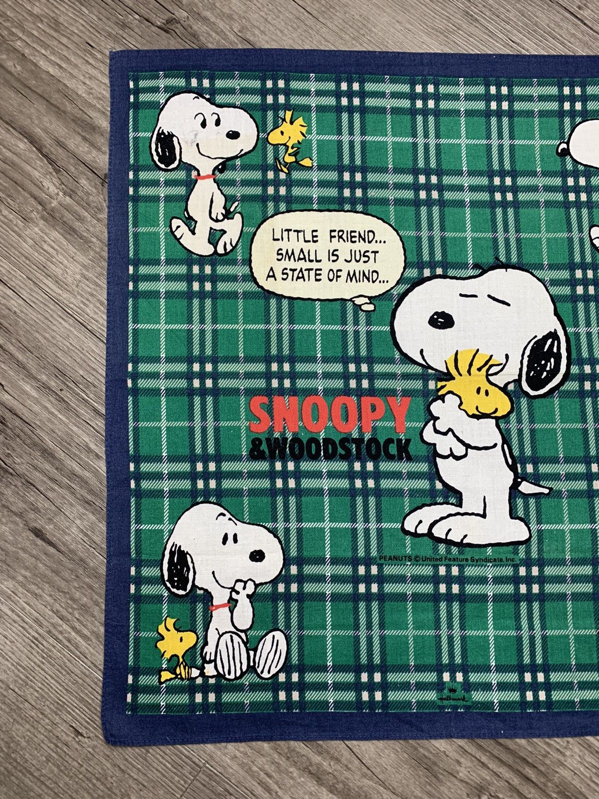 Cartoon Network Vintage Peanuts Snoopy Handkerchief/Neckerchief Size ONE SIZE - 2 Thumbnail
