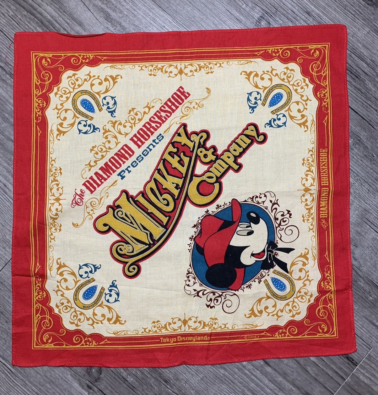 Disney Disney Mickey Handkerchief Neckerchief Pocketsquares Size ONE SIZE - 1 Thumbnail