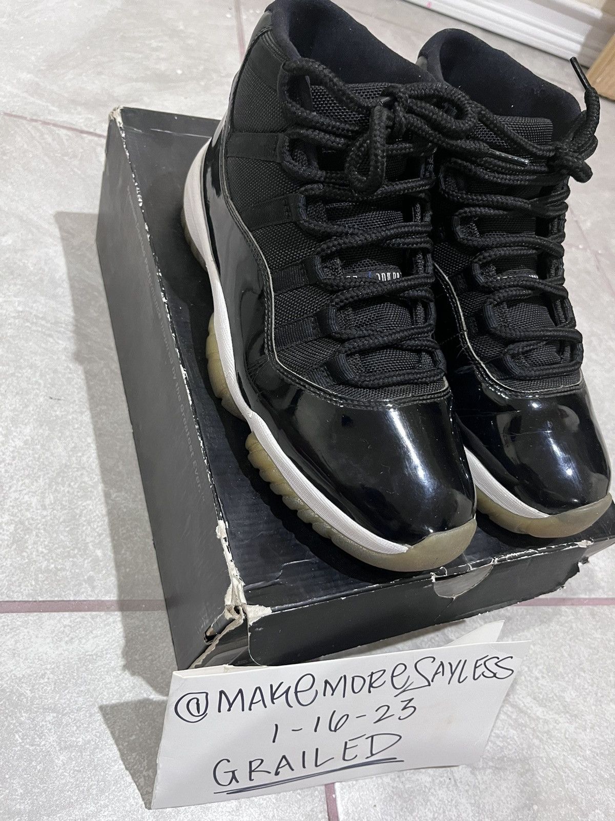 Jordan Brand AIR JORDAN SPACEJAM 11s SIZE 9.5 Size US 9.5 / EU 42-43 - 2 Thumbnail