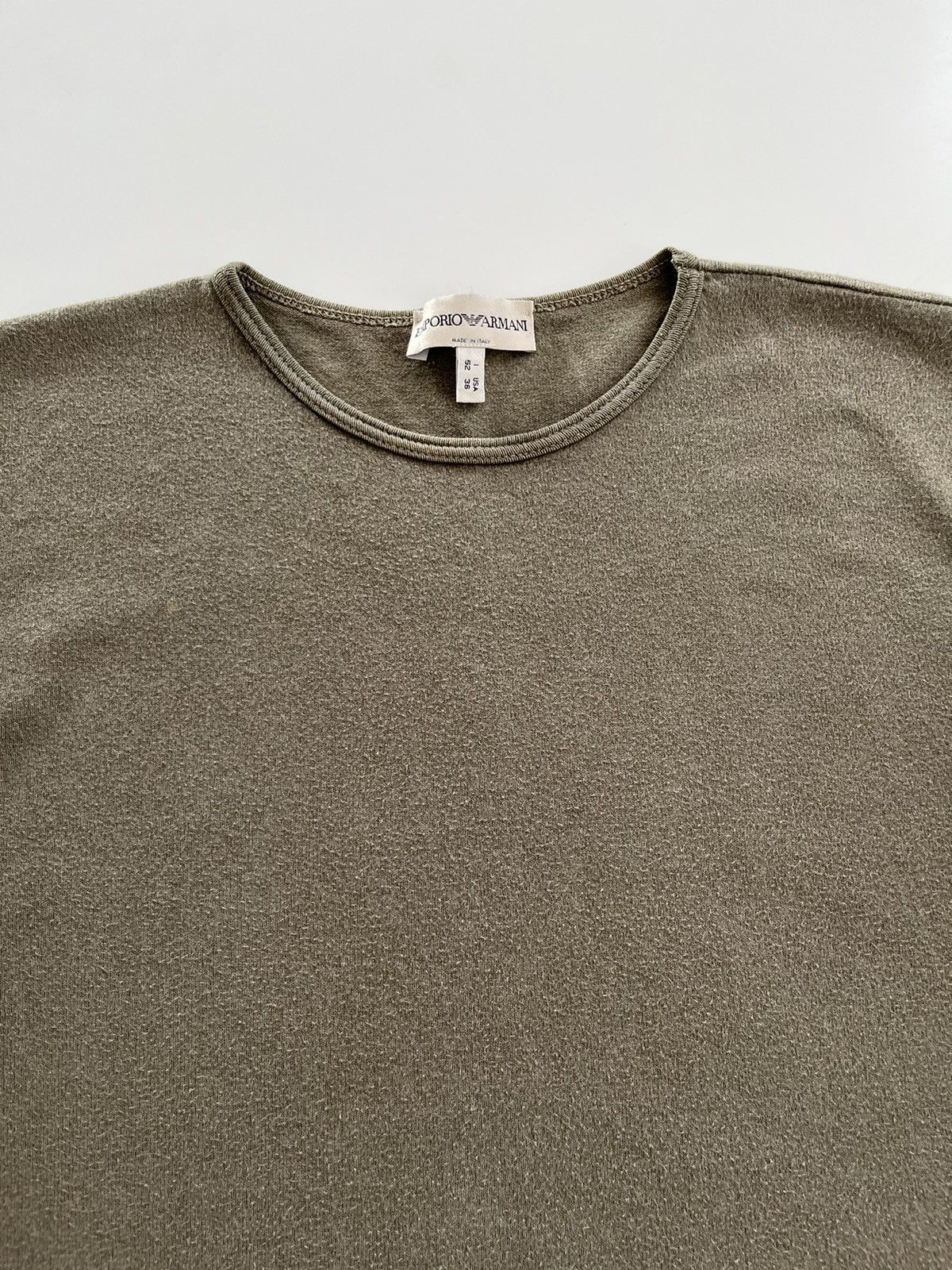 Emporio Armani × Vintage Vintage 90’s Emporio Armani Long Sleeve T-Shirt Size US M / EU 48-50 / 2 - 6 Thumbnail
