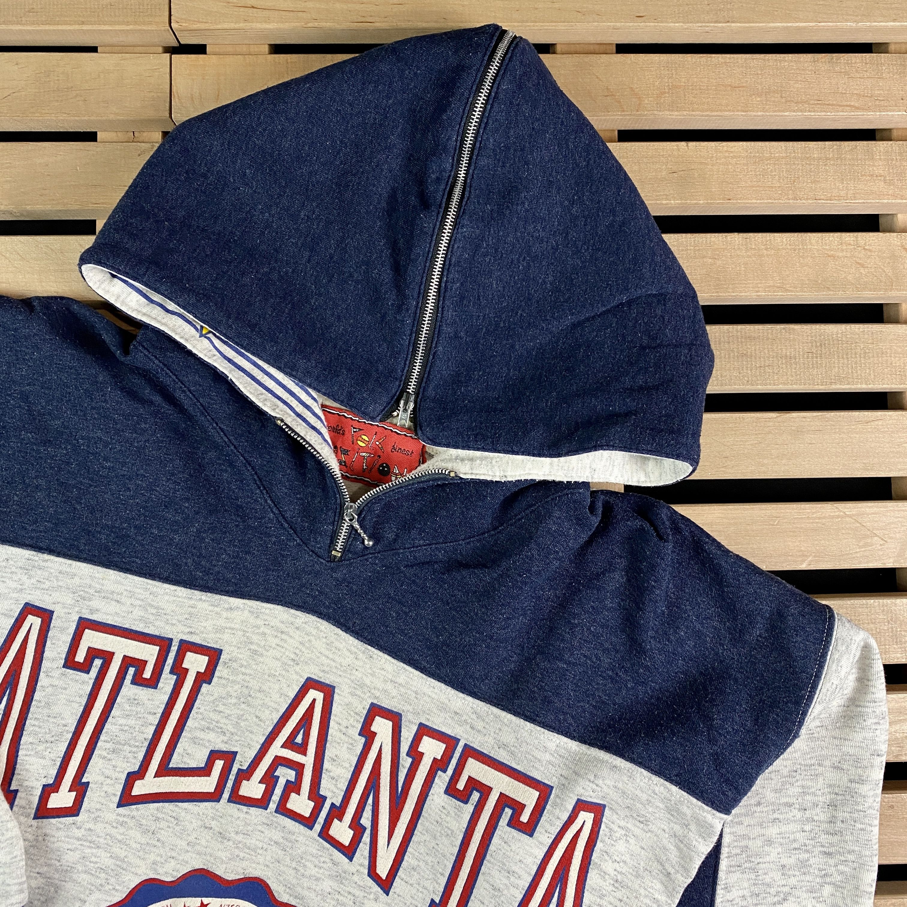 MLB × Vintage Mens Hoodies Vintage Atlanta Size XL Size US XL / EU 56 / 4 - 2 Thumbnail