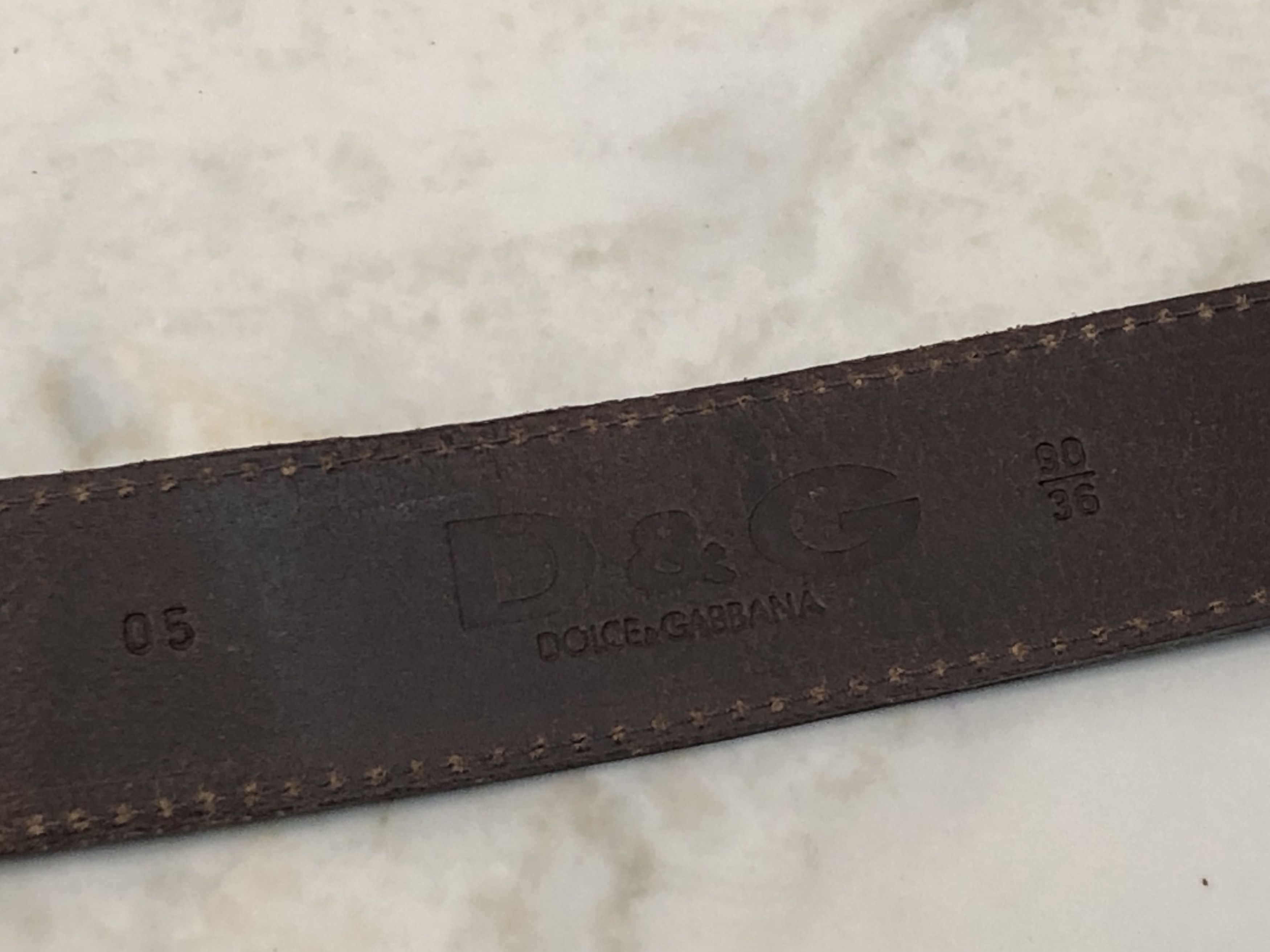 Dolce & Gabbana Dolce & Gabbana Leather Belt Size ONE SIZE - 5 Thumbnail