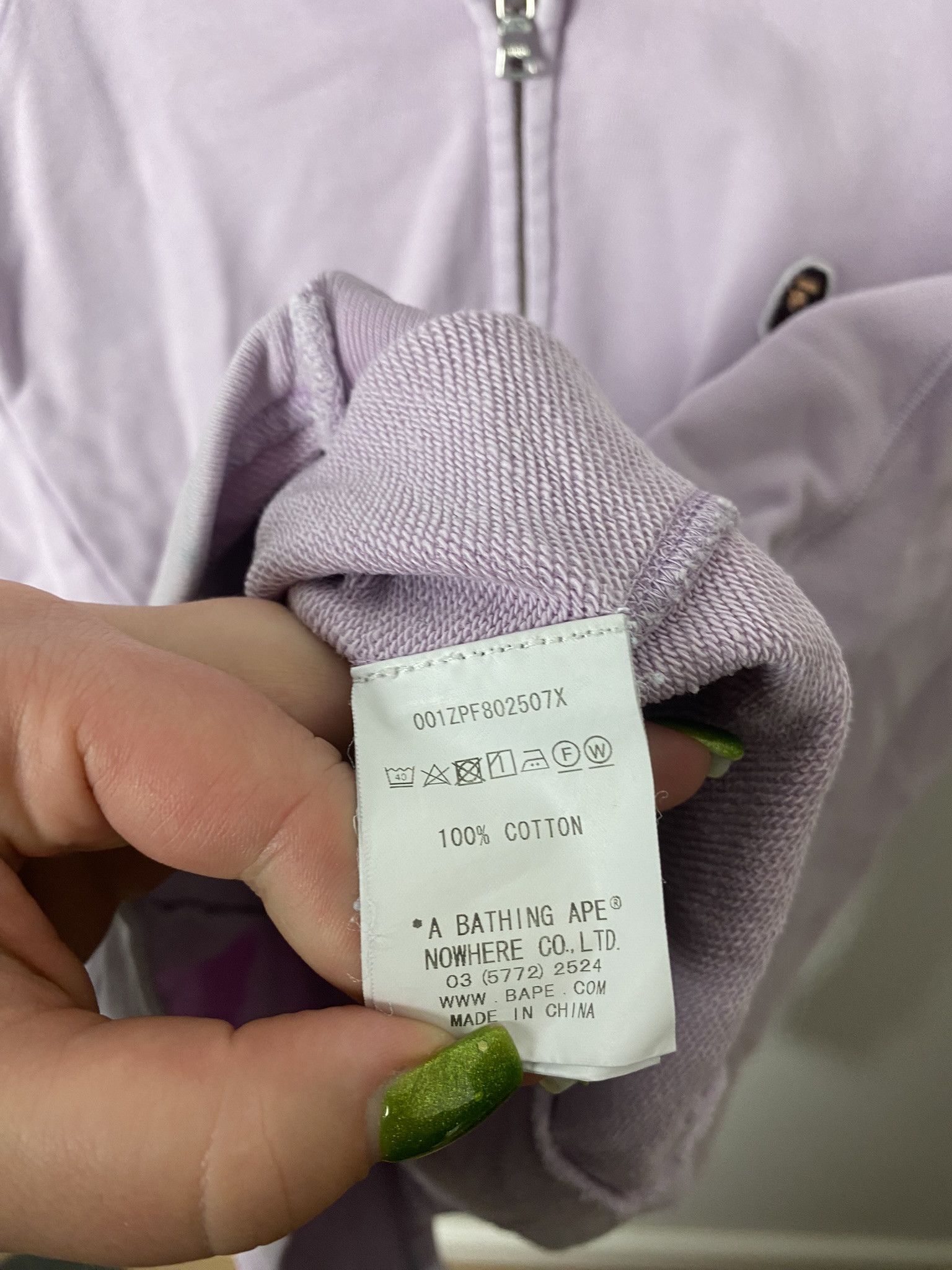 Bape BAPE small logo zip-up hoodie Size ONE SIZE - 5 Thumbnail