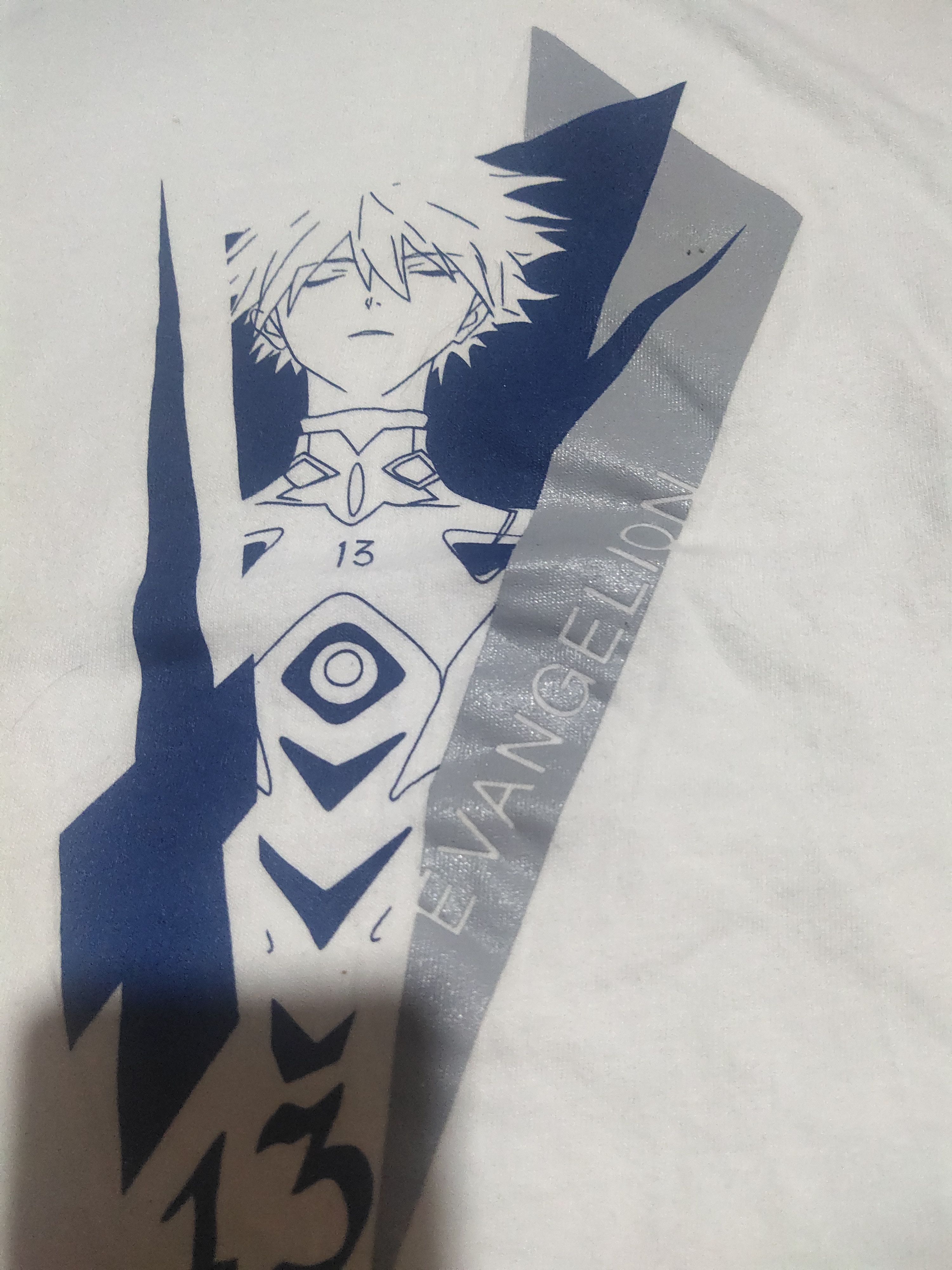 Anime × Vintage RARE!! NEON GENESIS EVANGELION ANIME MOVIE Size US M / EU 48-50 / 2 - 4 Thumbnail