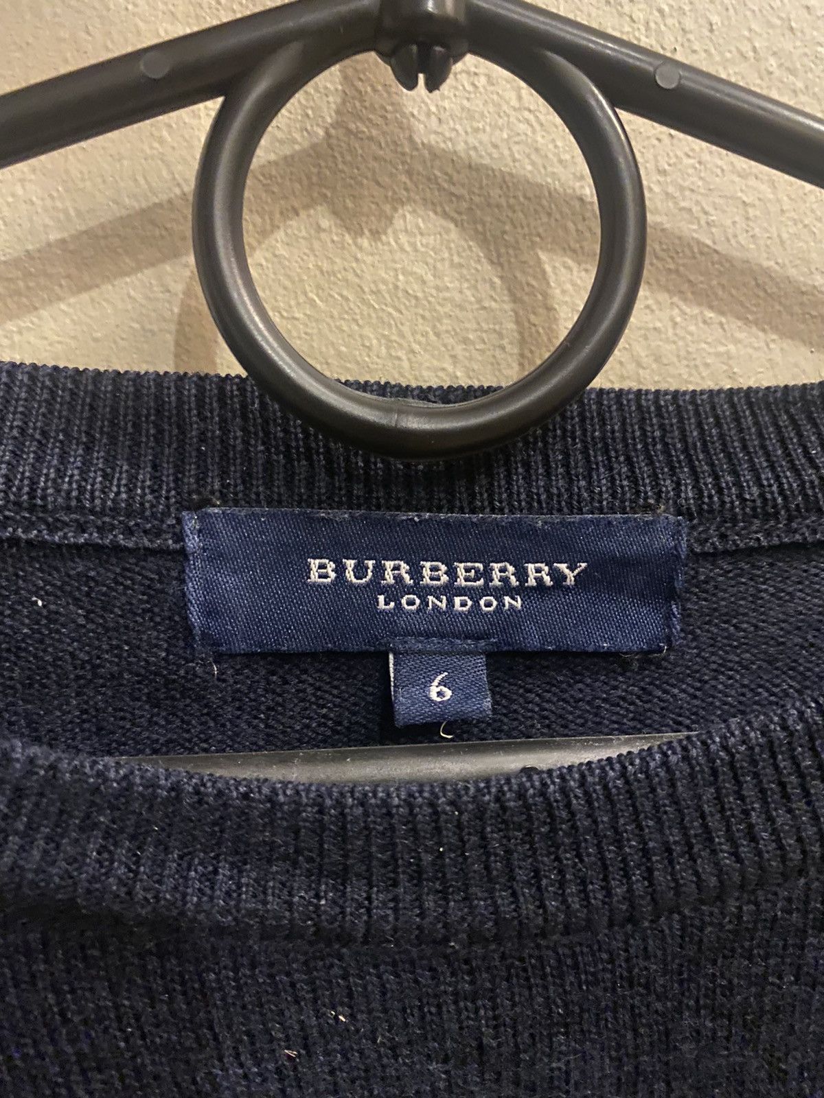 Burberry × Vintage Vintage Knitwear mini logo burberry Size US L / EU 52-54 / 3 - 2 Thumbnail