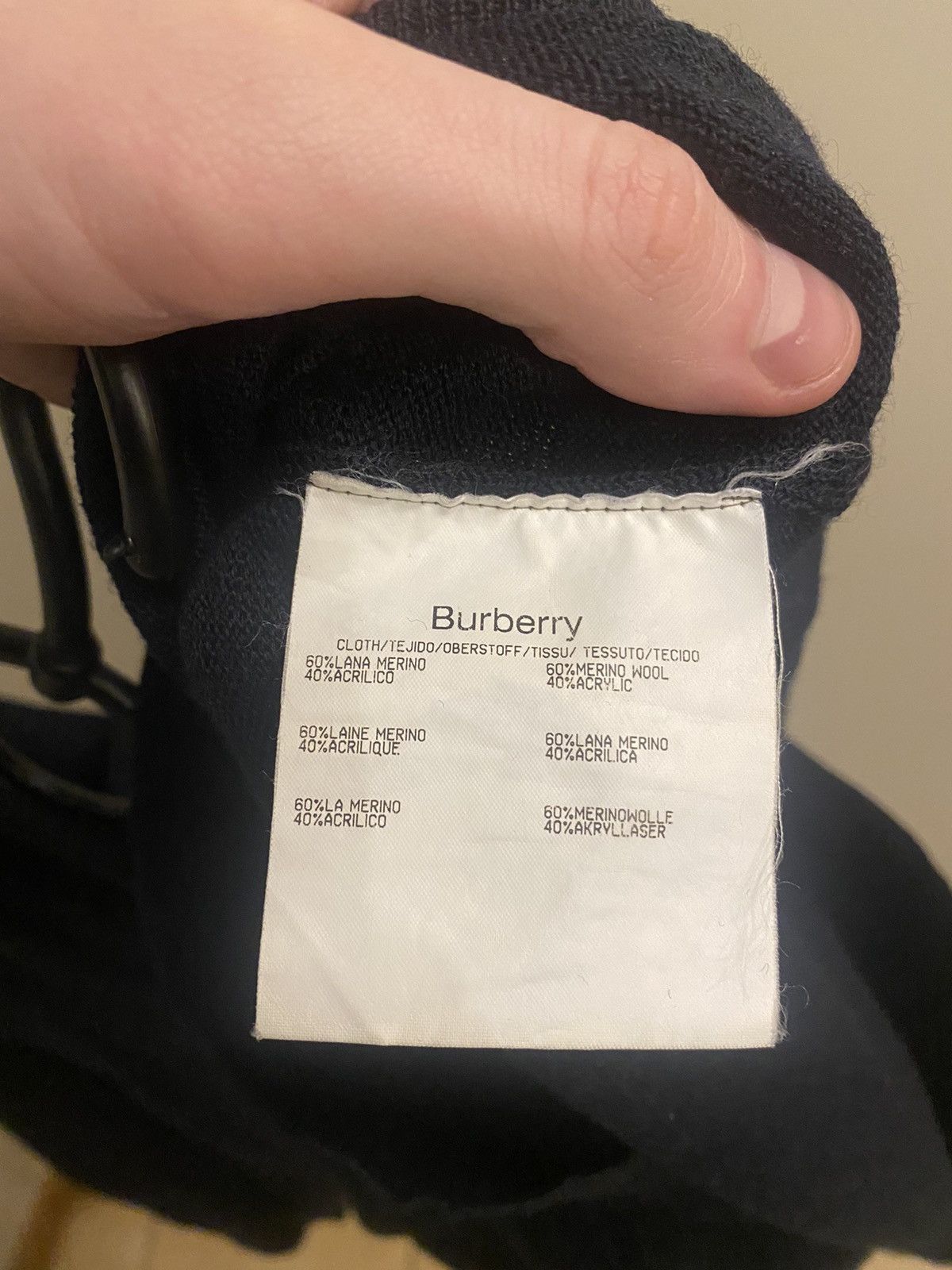 Burberry × Vintage Vintage Knitwear mini logo burberry Size US L / EU 52-54 / 3 - 5 Thumbnail