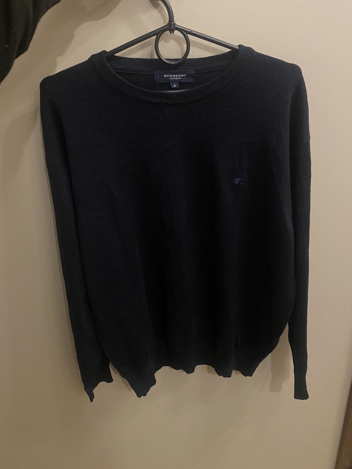 Burberry × Vintage Vintage Knitwear mini logo burberry Size US L / EU 52-54 / 3 - 1 Thumbnail