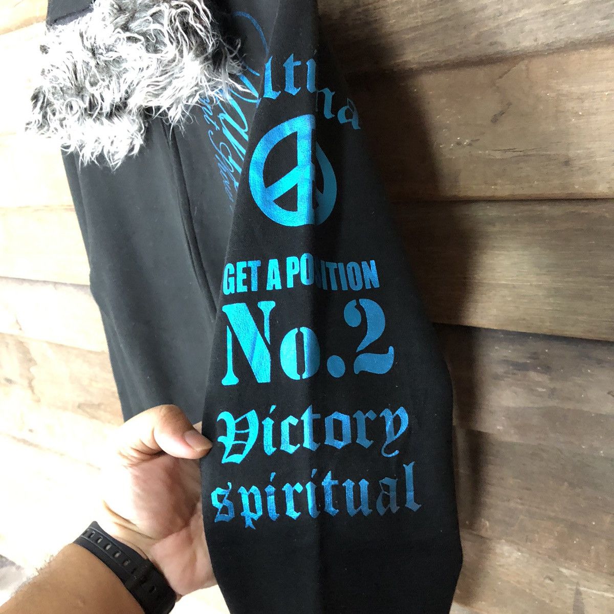 Japanese Brand Darkness Route like if6was9 lgb Hoodie sweater #455B Size US M / EU 48-50 / 2 - 7 Thumbnail