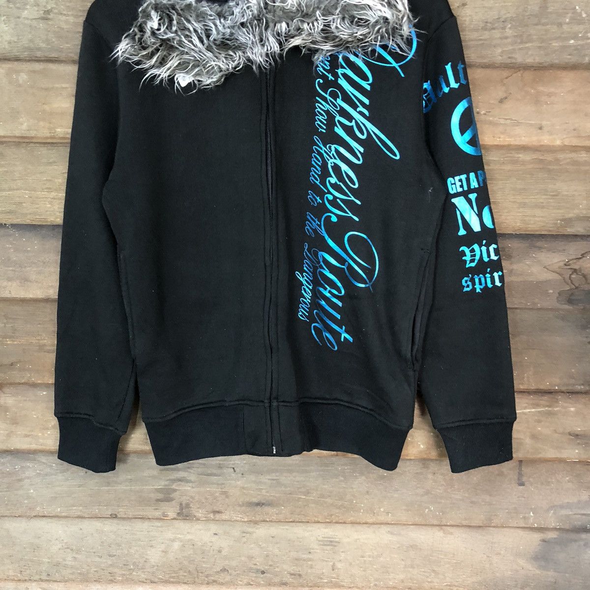 Japanese Brand Darkness Route like if6was9 lgb Hoodie sweater #455B Size US M / EU 48-50 / 2 - 3 Thumbnail