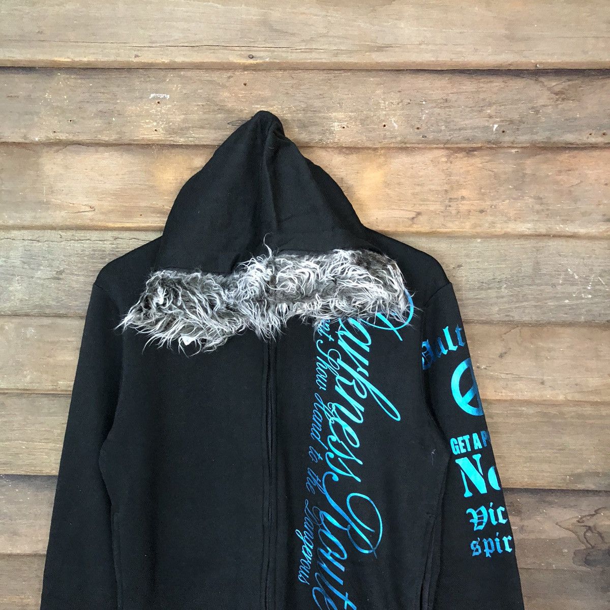 Japanese Brand Darkness Route like if6was9 lgb Hoodie sweater #455B Size US M / EU 48-50 / 2 - 2 Thumbnail