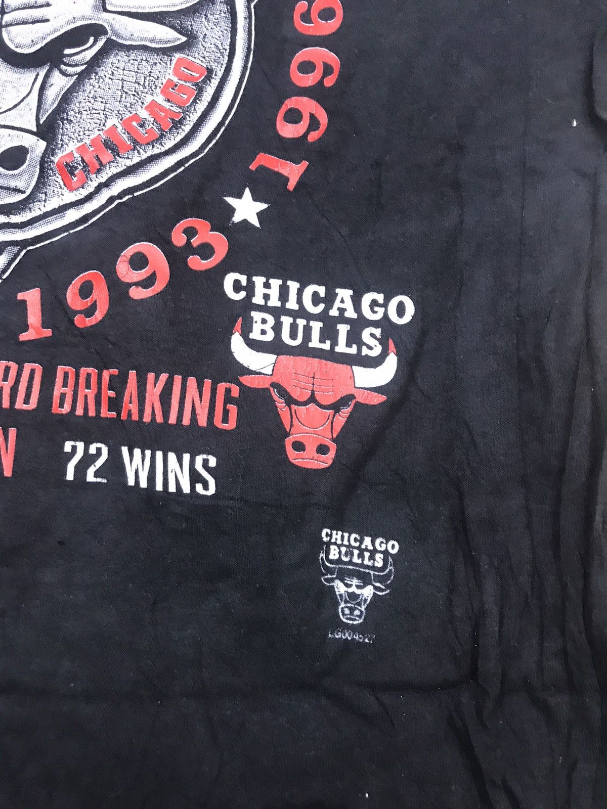 NBA × Rap Tees Vintage 90s NBA Championship Chicago Bull t shirts Size US L / EU 52-54 / 3 - 2 Thumbnail