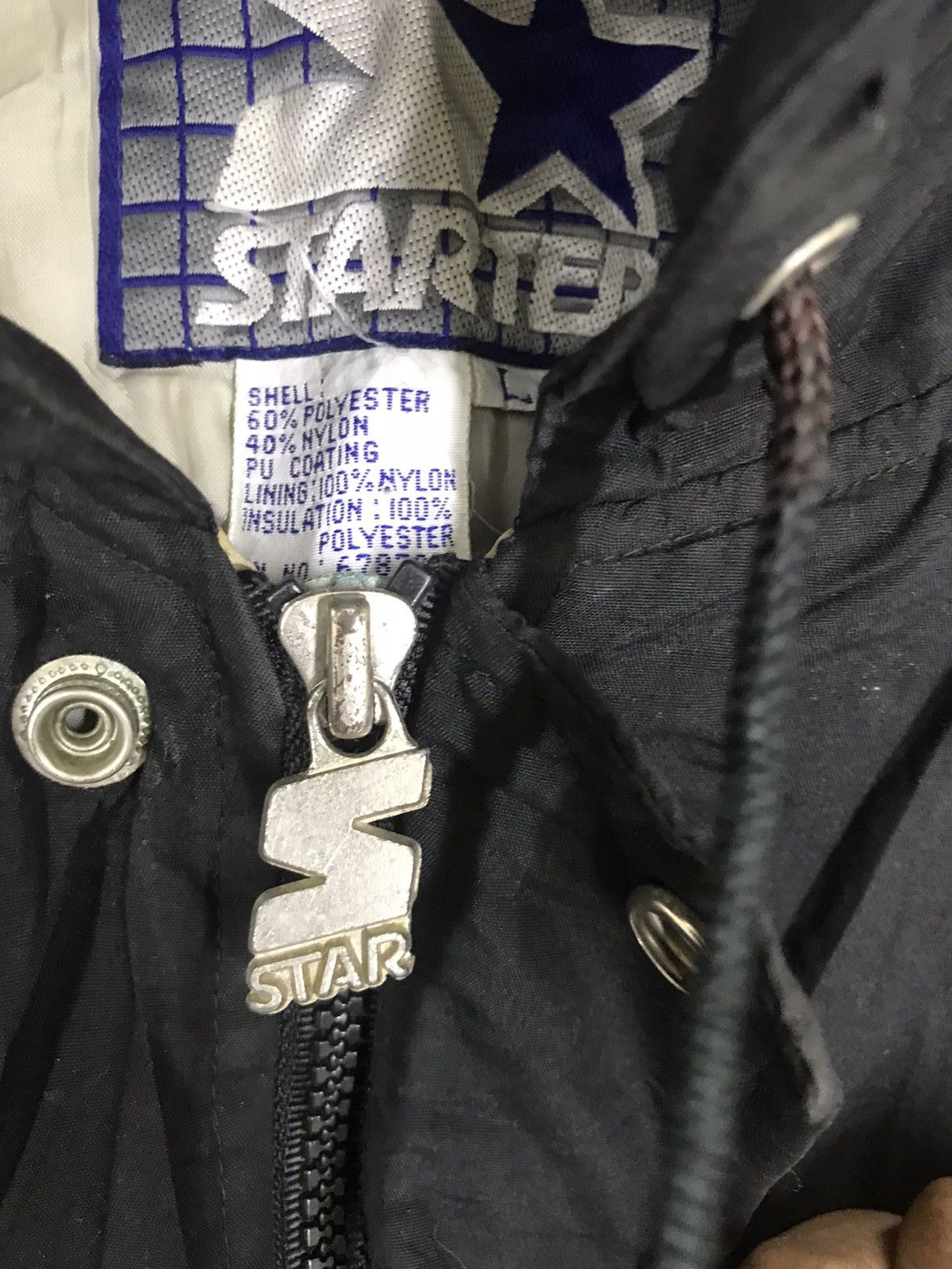 NFL × Starter Vintage Starter NFL Raiders Jacket spellout jacket Size US L / EU 52-54 / 3 - 4 Thumbnail