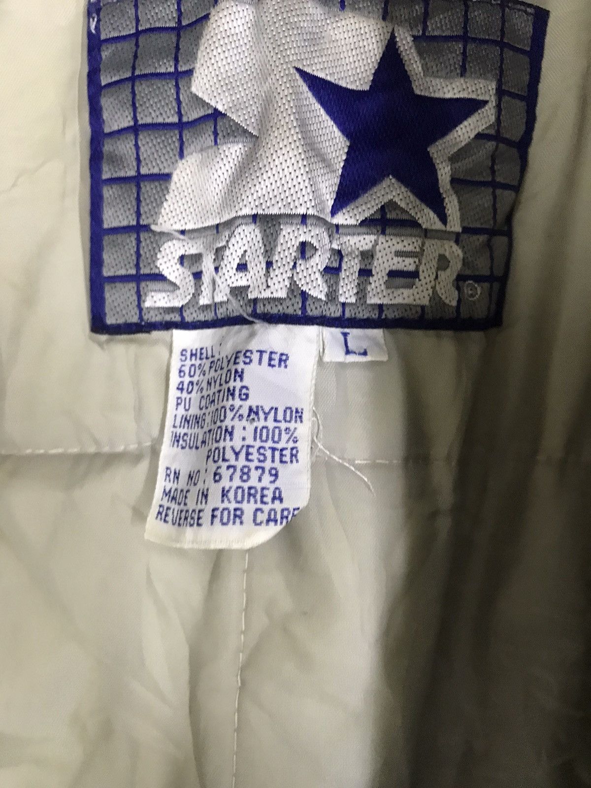 NFL × Starter Vintage Starter NFL Raiders Jacket spellout jacket Size US L / EU 52-54 / 3 - 6 Thumbnail