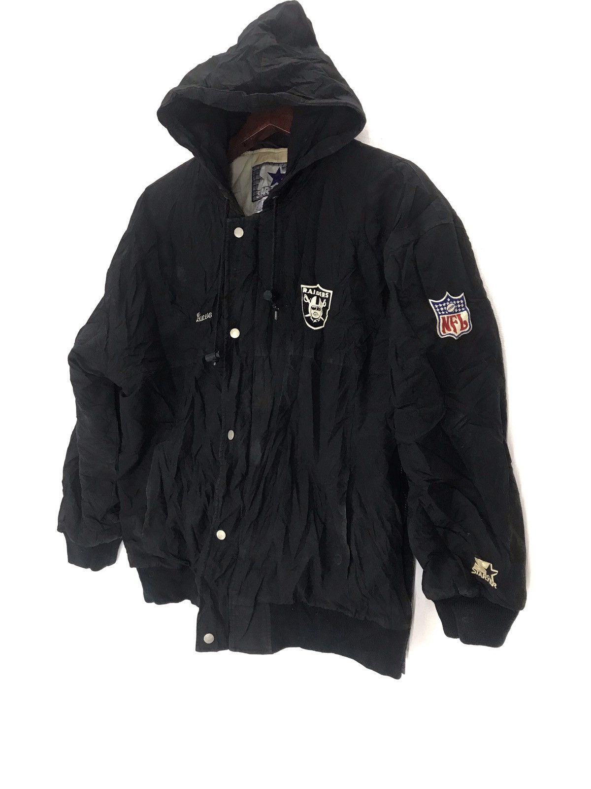 NFL × Starter Vintage Starter NFL Raiders Jacket spellout jacket Size US L / EU 52-54 / 3 - 2 Thumbnail