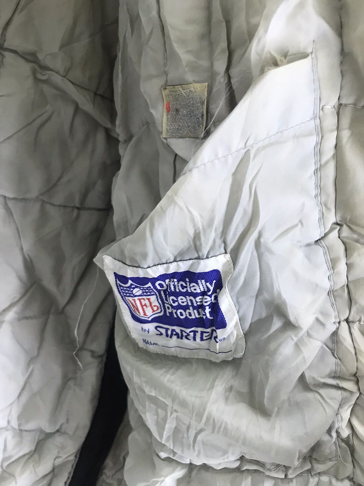 NFL × Starter Vintage Starter NFL Raiders Jacket spellout jacket Size US L / EU 52-54 / 3 - 7 Thumbnail