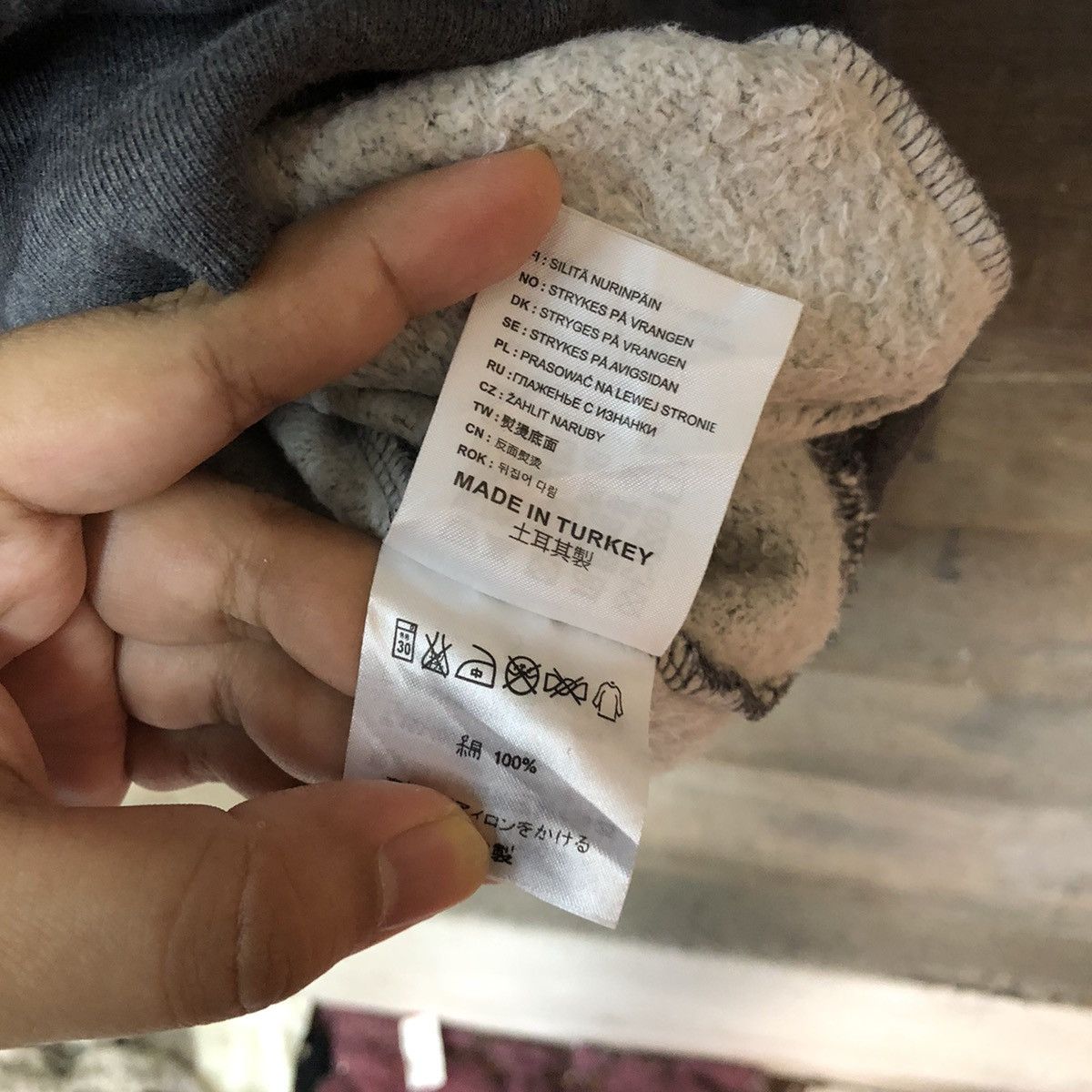 Carhartt DL Carhatt Camo faded Grey Hoodie #453B Size US S / EU 44-46 / 1 - 12 Thumbnail