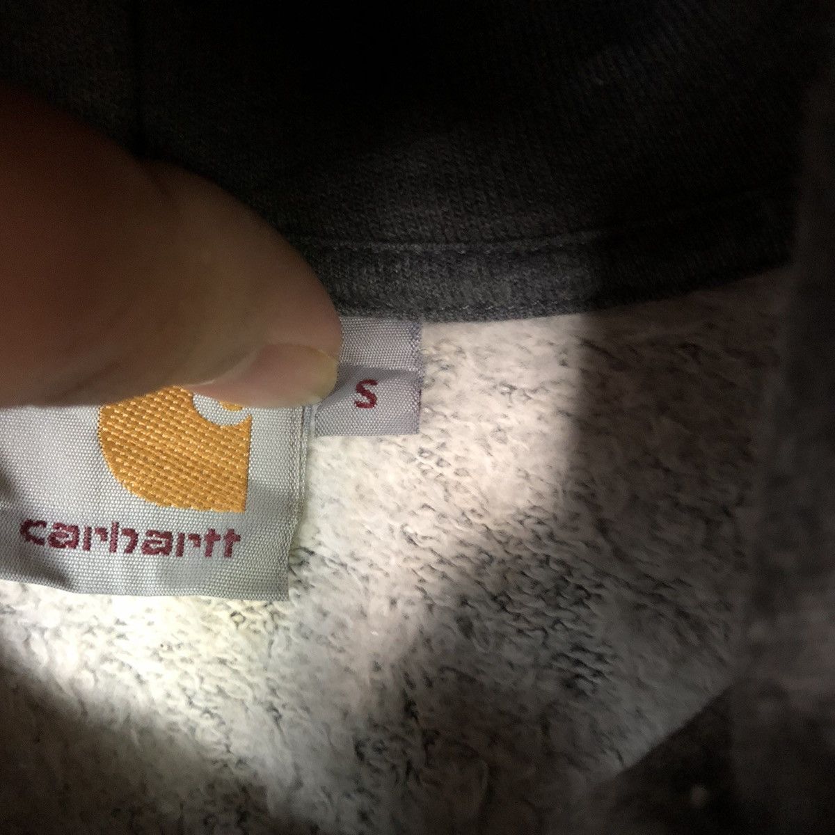 Carhartt DL Carhatt Camo faded Grey Hoodie #453B Size US S / EU 44-46 / 1 - 10 Thumbnail
